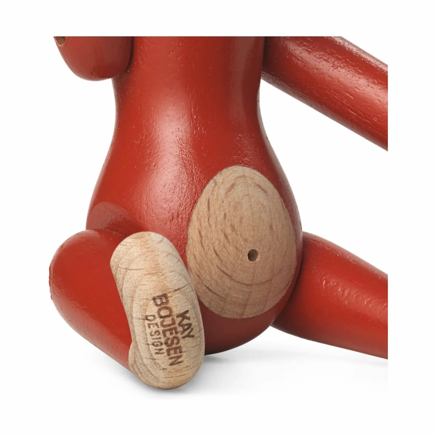 Kay Bojesen Dyrefigurer Monkey Abe - Mini i Vintage rød, 4