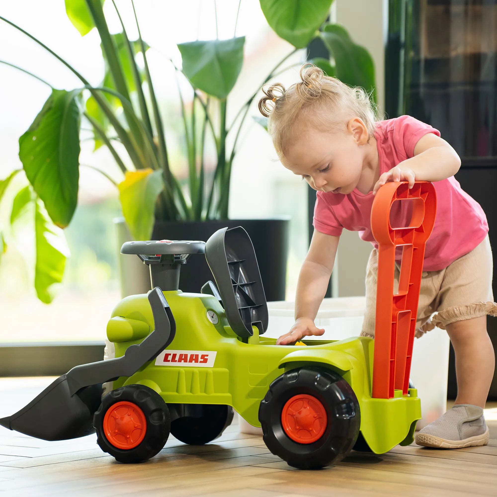FALK Til børneværelset Traktor i Grøn/Grå/Rød/Sort/Hvid, 2