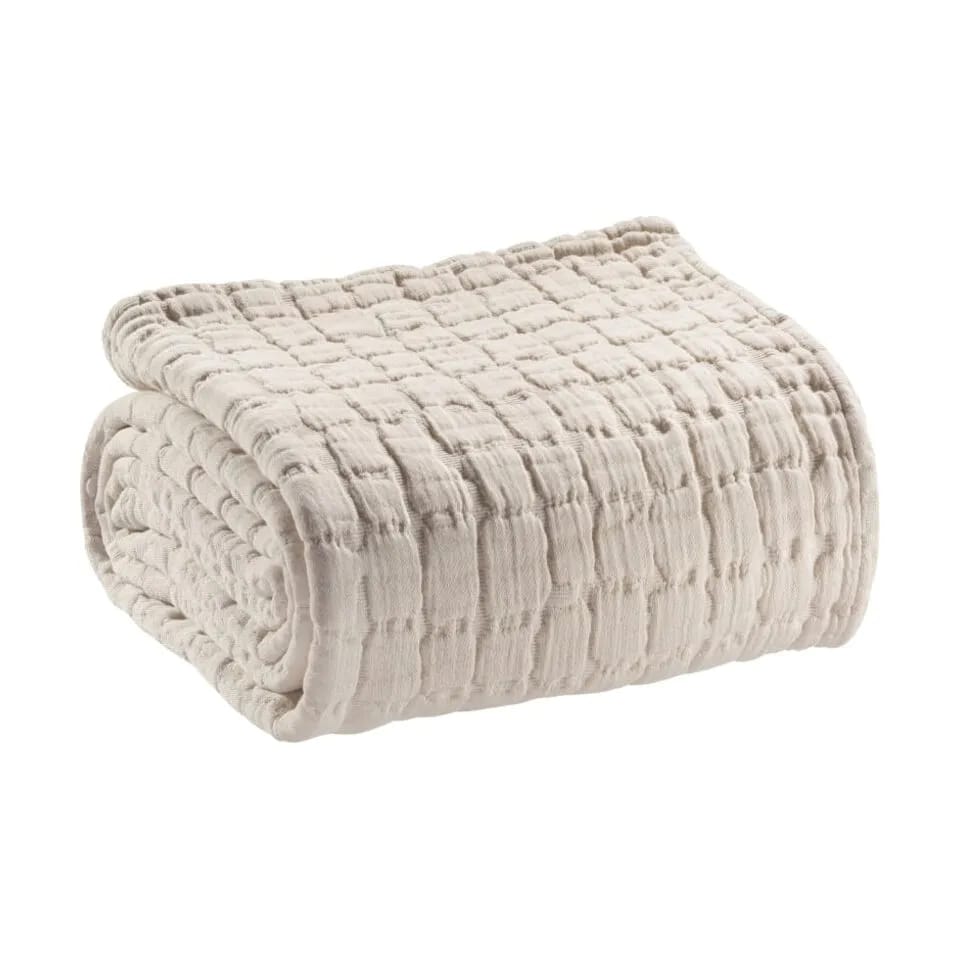 Vivaraise Sengetæpper Swami Sengetæppe i Beige, B180 x L260 cm, 1
