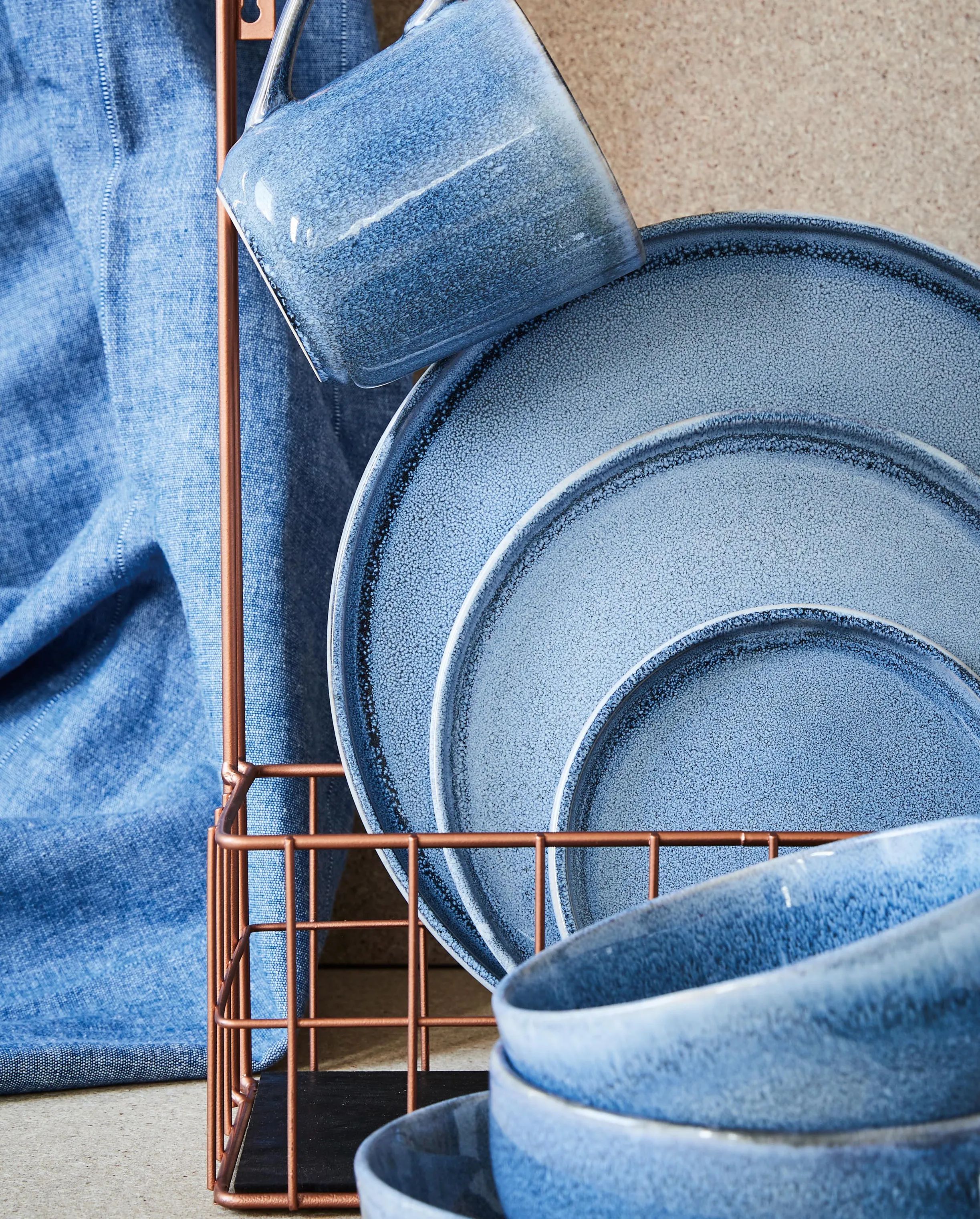 SØHOLM Frokosttallerkener Sonja Frokosttallerken i Blå, 2