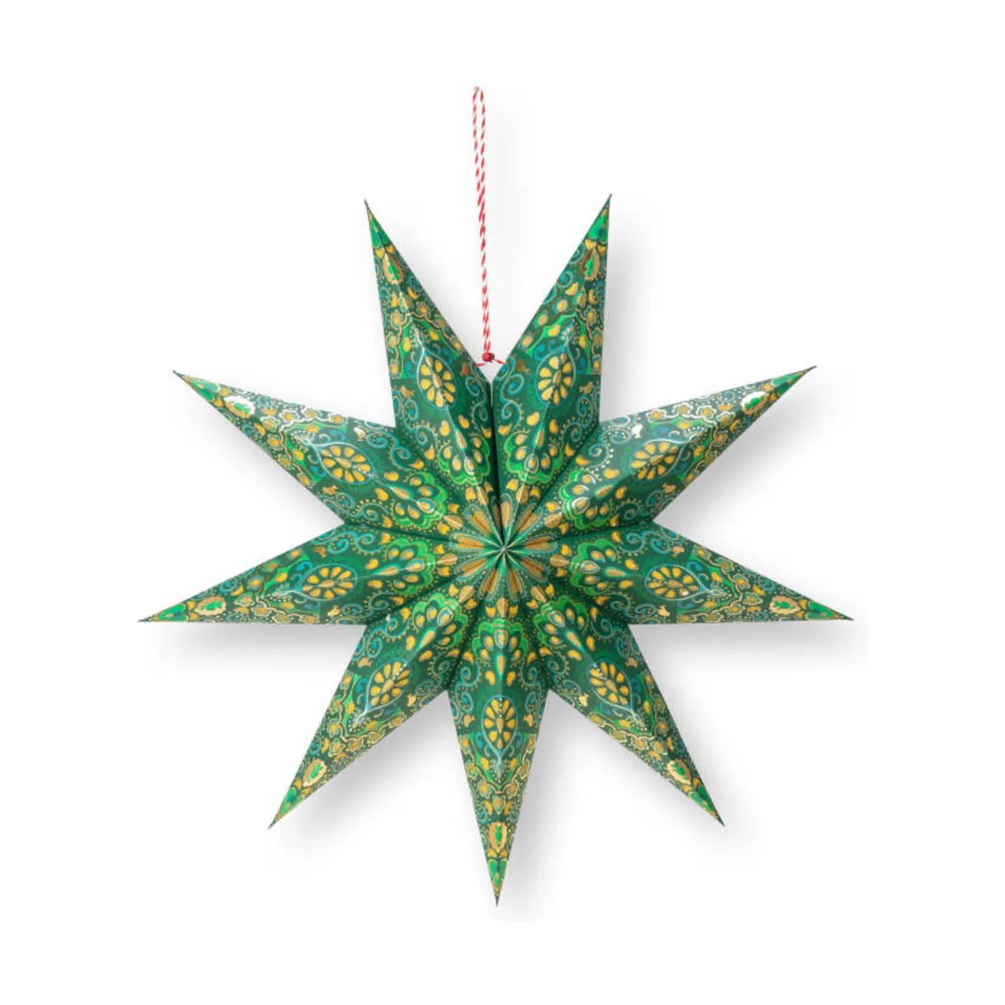 PIP Studio Juleophæng Christmas Julestjerne i Mørkegrøn, 60 cm, 1