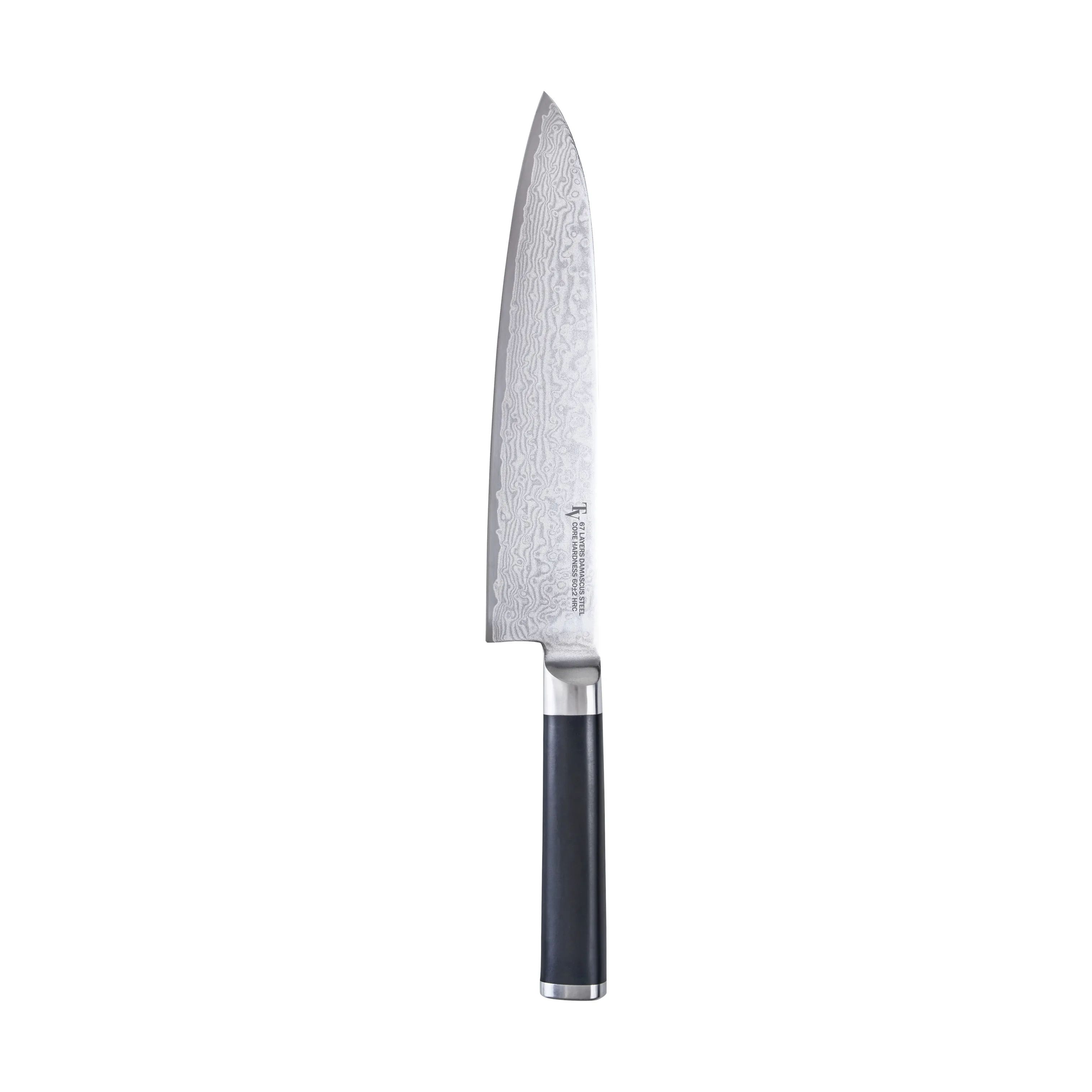 Timm Vladimir Kitchen Kokkeknive Damaskus Kokkekniv i sort/sølv, 1