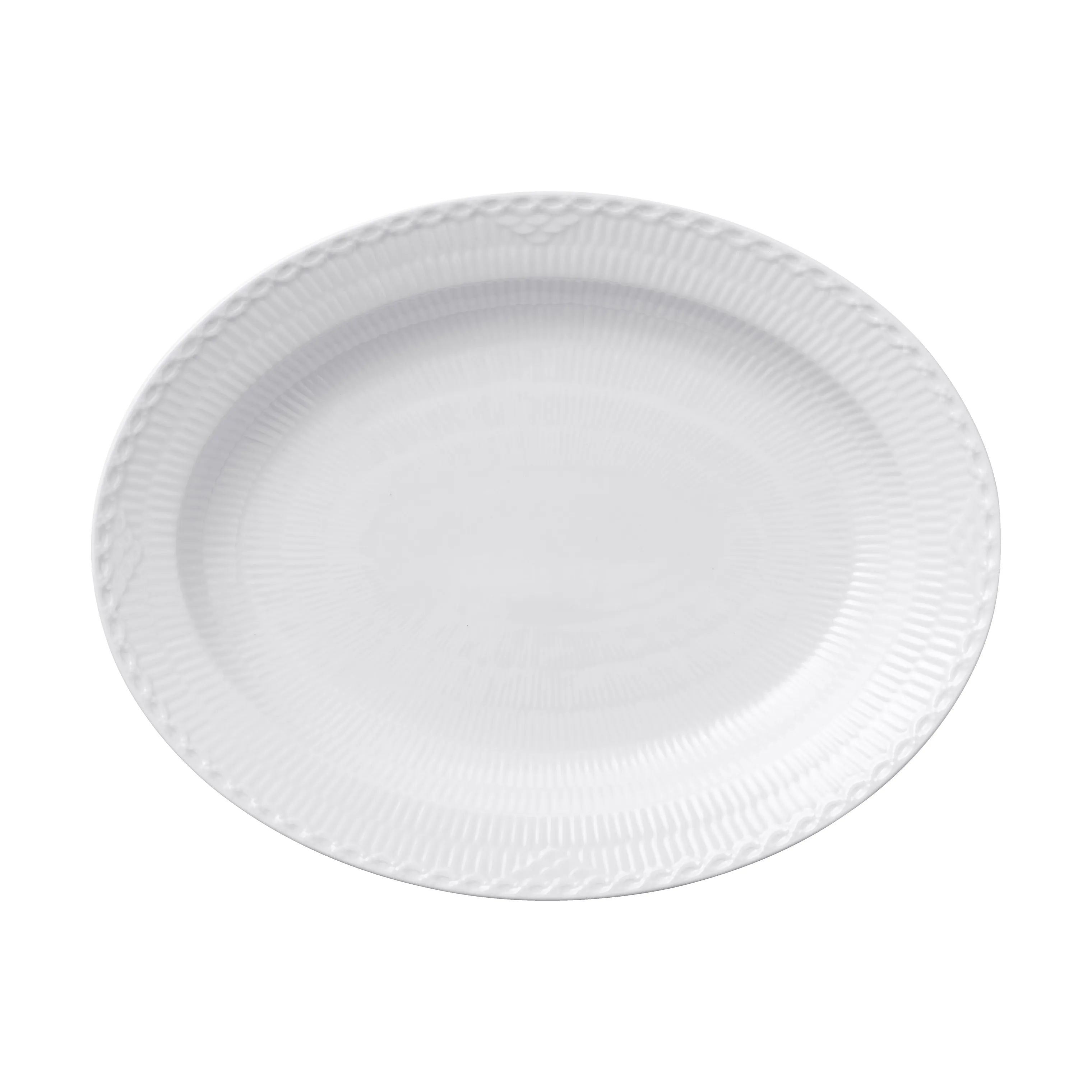 Royal Copenhagen Serveringsfade Hvid Halvblonde Fad i Hvid, 1