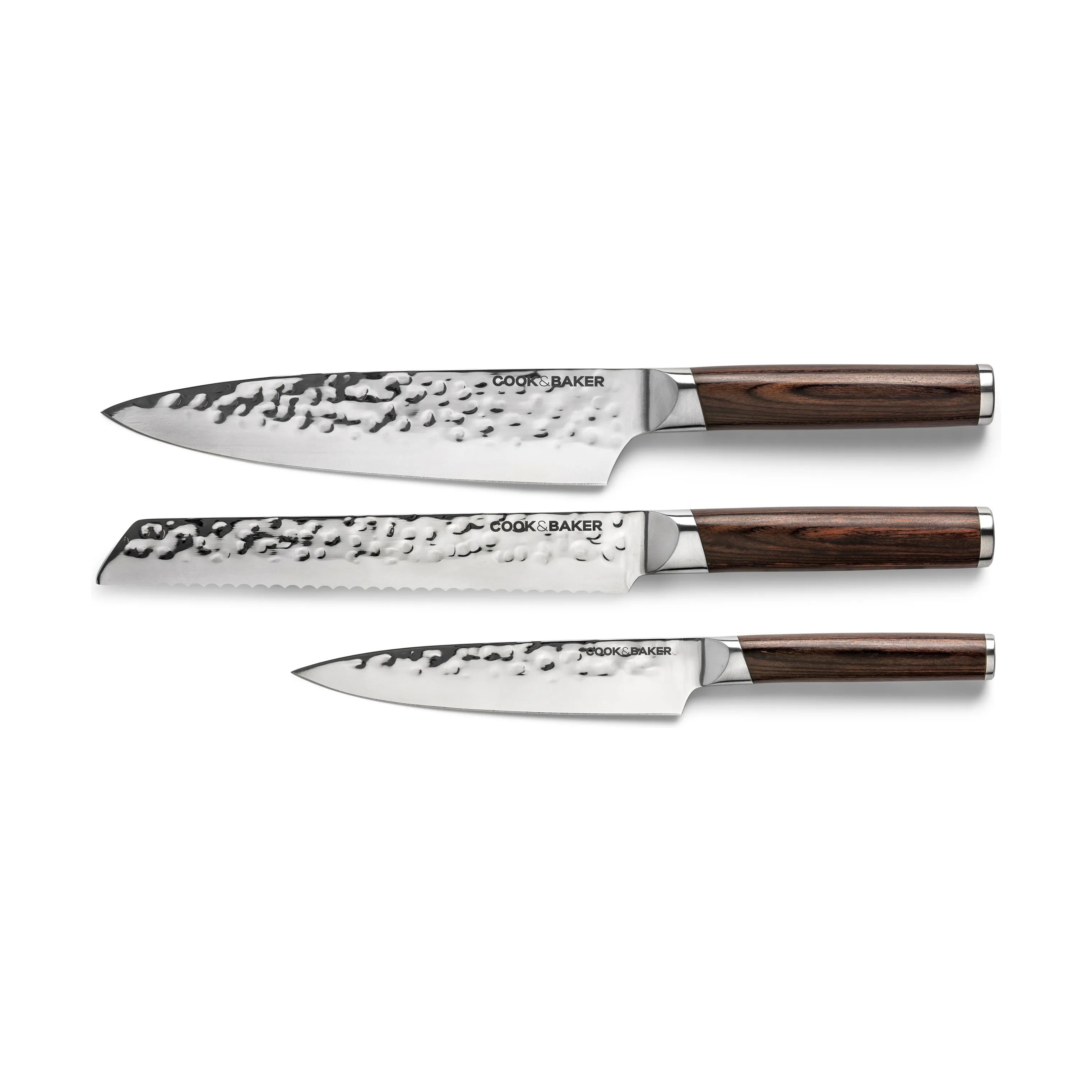 Cook & Baker Knivsæt Knivsæt - 3 stk. i Brun, 1