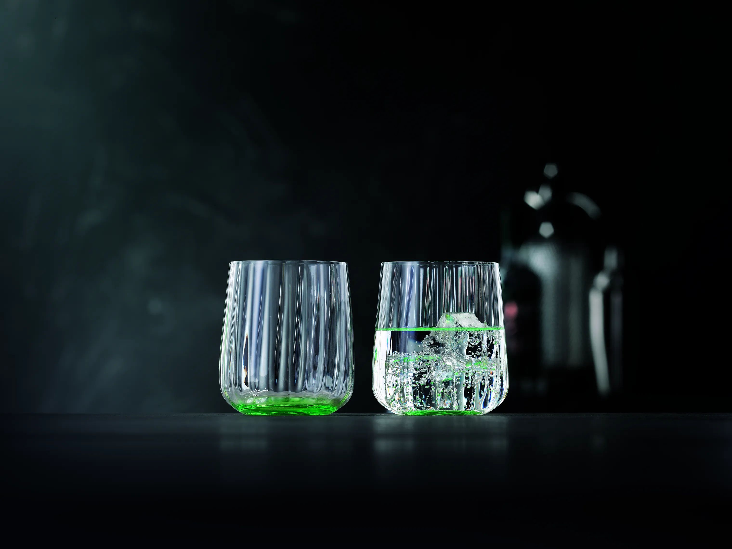 Spiegelau Vandglas Lifestyle Colour Tumblerglas - 2 stk. i klar og grøn, 2