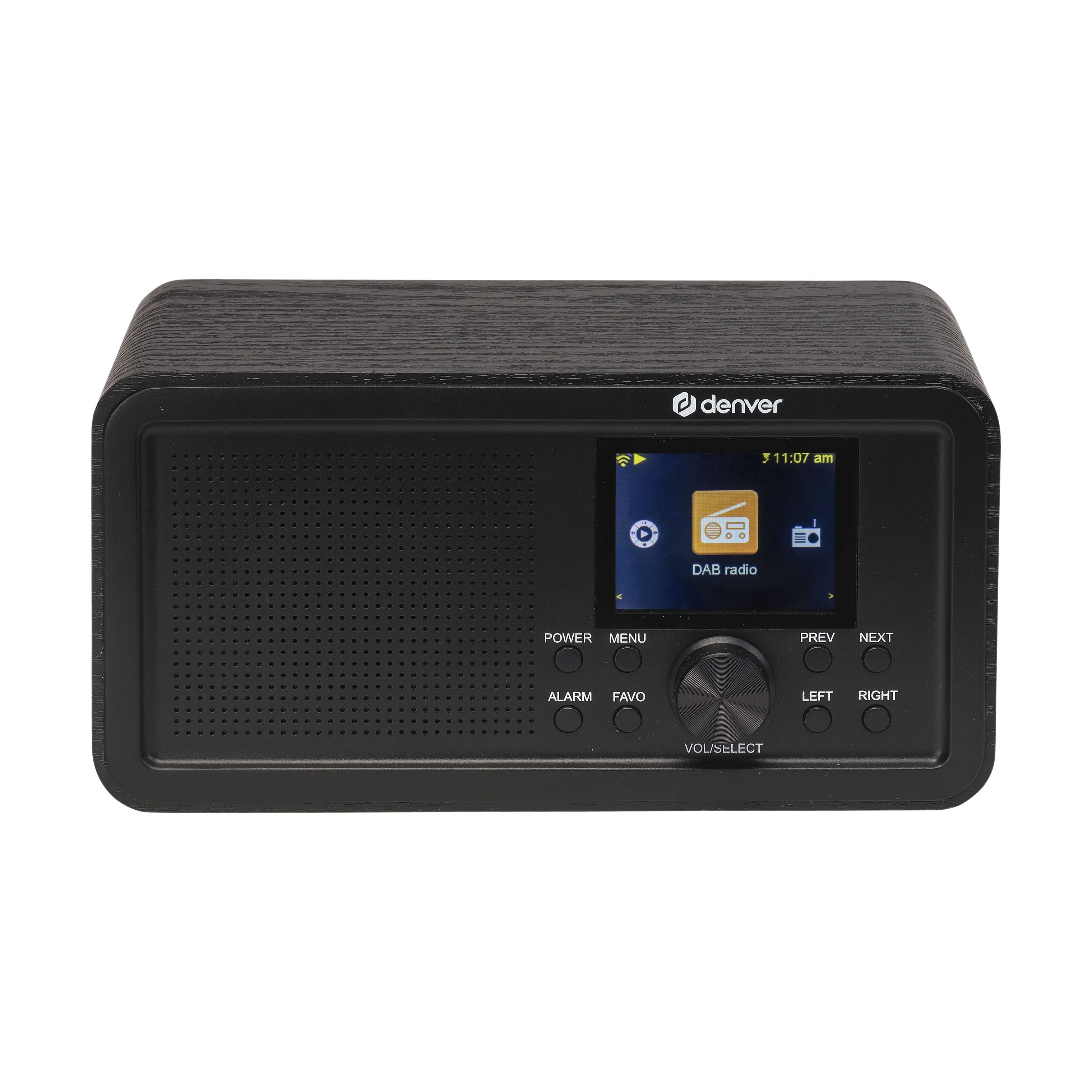 Denver Højtalere og hovedtelefoner DAB Radio i Sort, 1