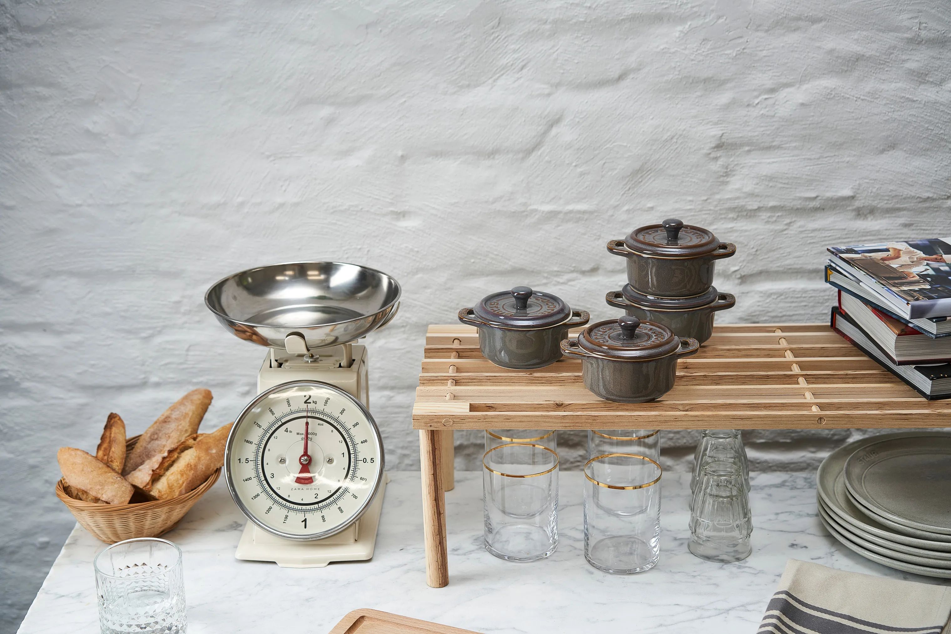 Staub Stegesøer Ceramic by Staub Cocottesæt - 4 dele i Antikgrå, 4