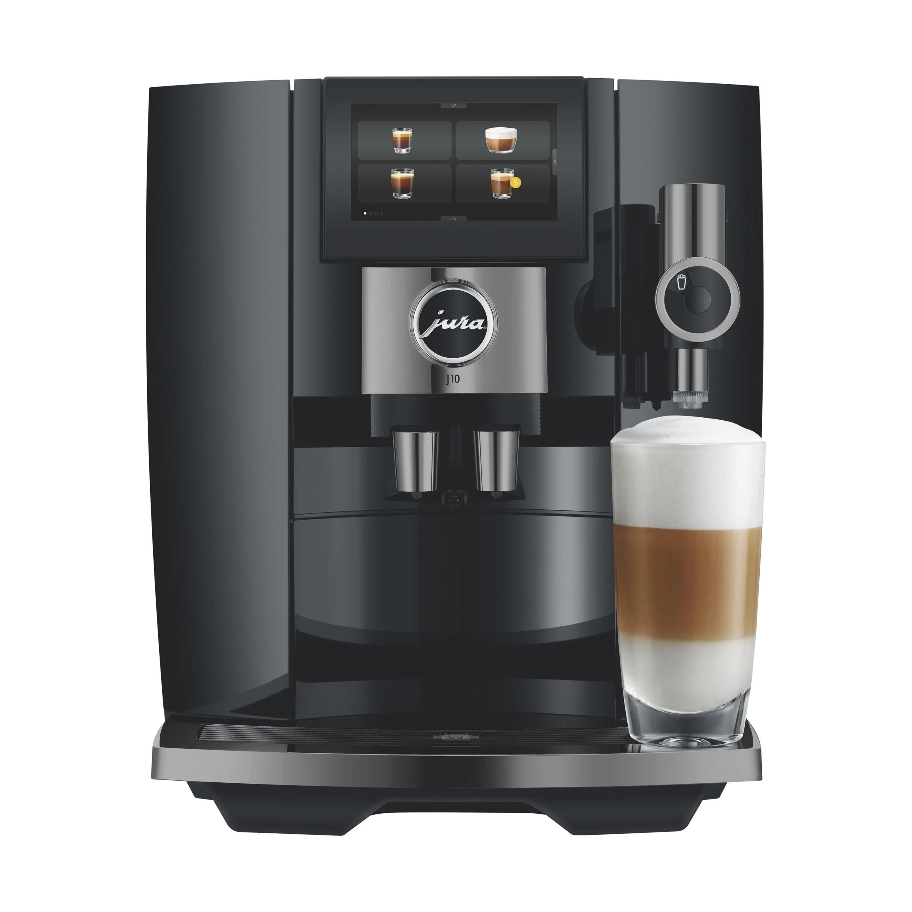 JURA Espressomaskiner J10 (EA) Kaffemaskine i Piano Black, 3