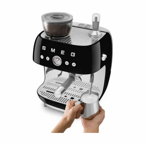 Smeg Espressomaskiner 50's Style Espressomaskine i sort, 4