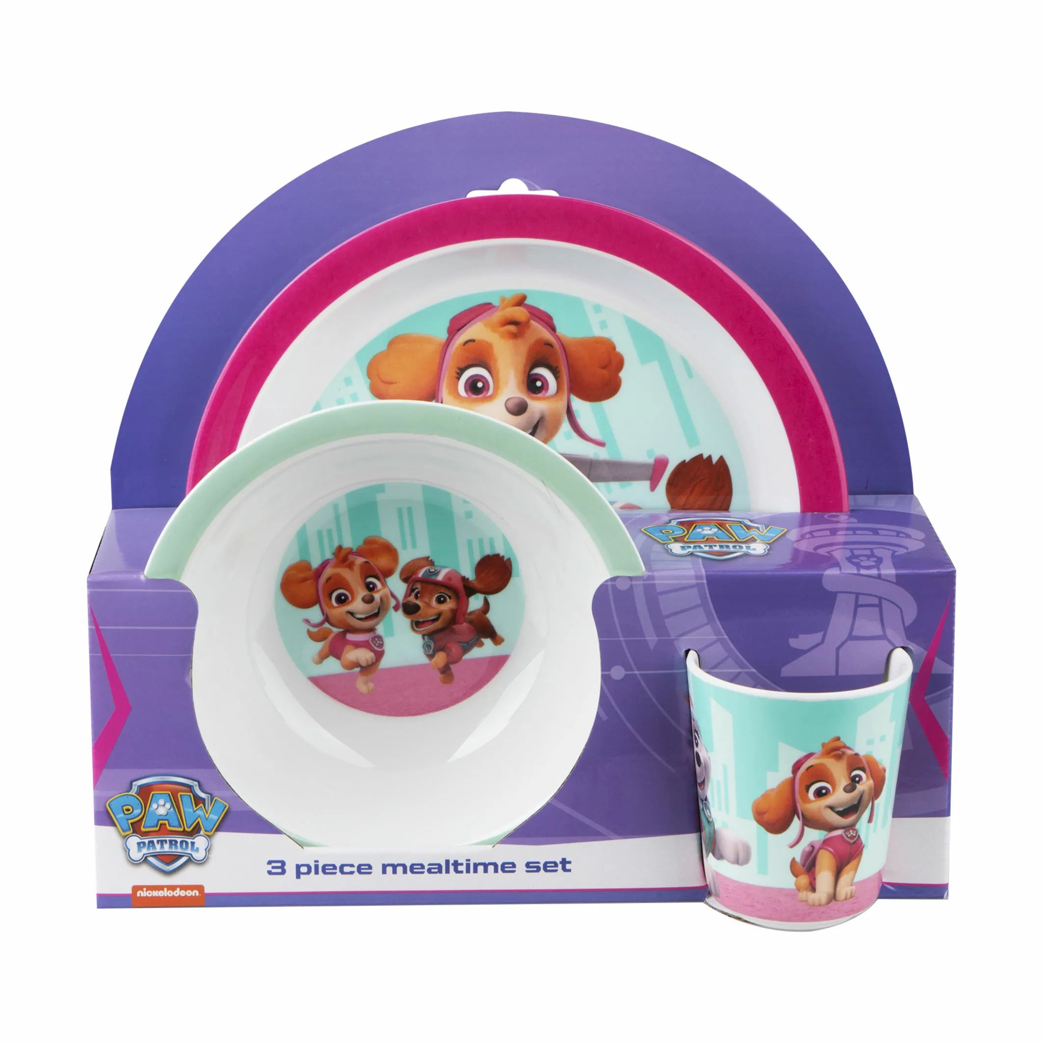 Barbo Toys Spisesæt Spisesæt - Paw Patrol i Lyserød, 1