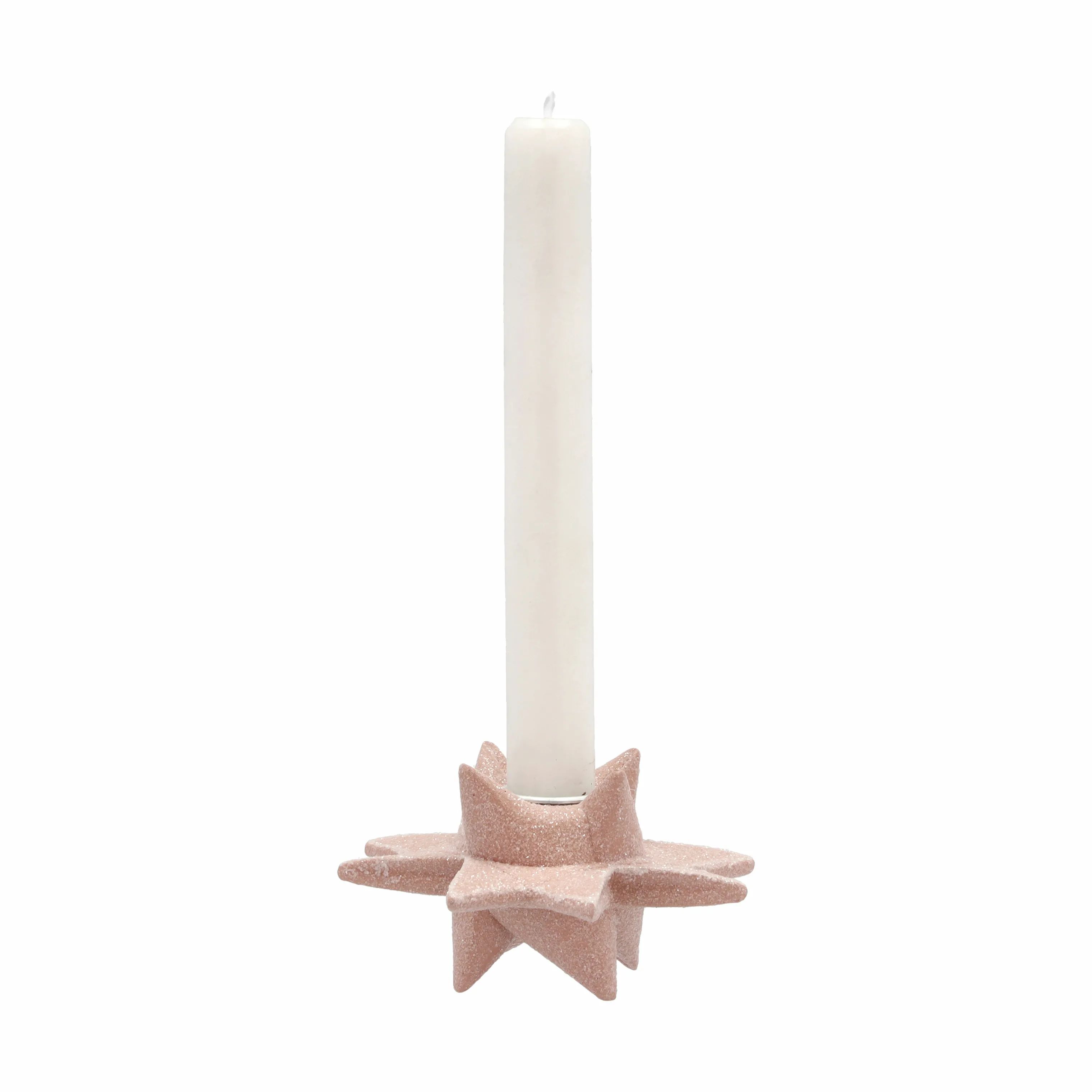 Medusa Copenhagen Jule- og adventsstager Lysestage - Stjerneskud i Lyserød, 6 cm, 3