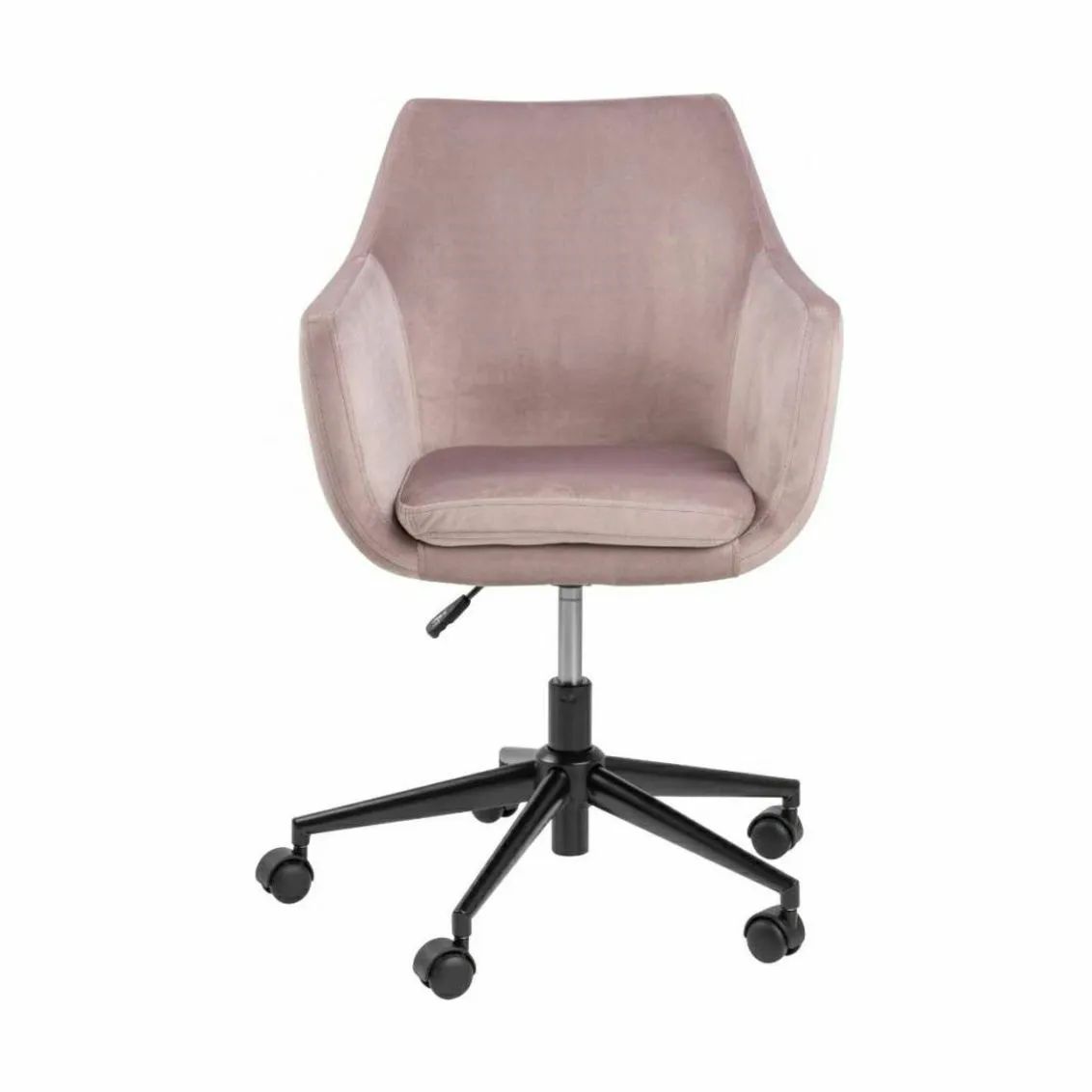 CASA Living Skrivebordsstole Nora Skrivebordsstol i Dusty rose/sort, 1