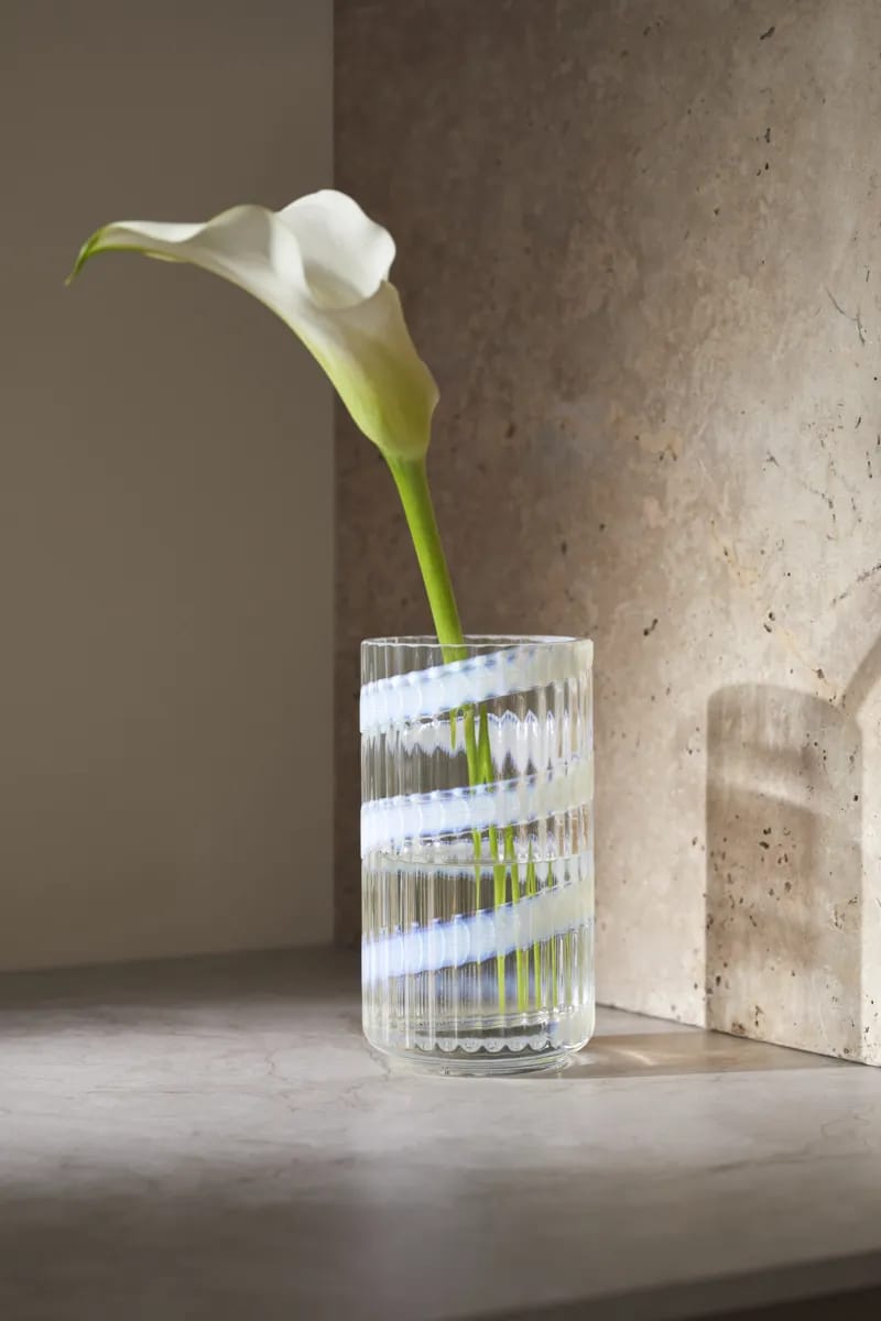 Lyngby Porcelæn Vaser Lyngby Vase Swirl i 15,5 cm, 2