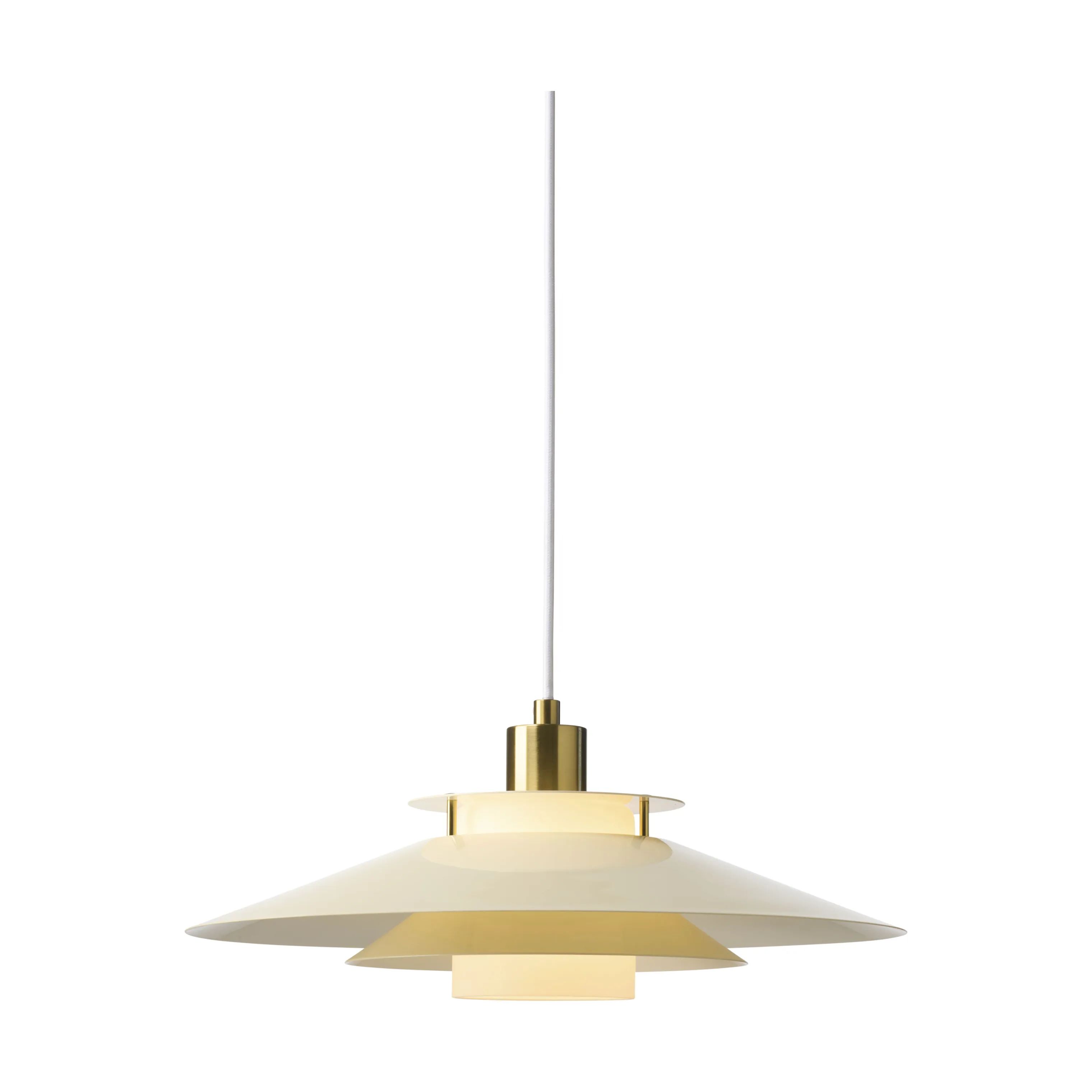 Halo Design Pendler Rivoli Pendel i Creme , 40 cm, 1
