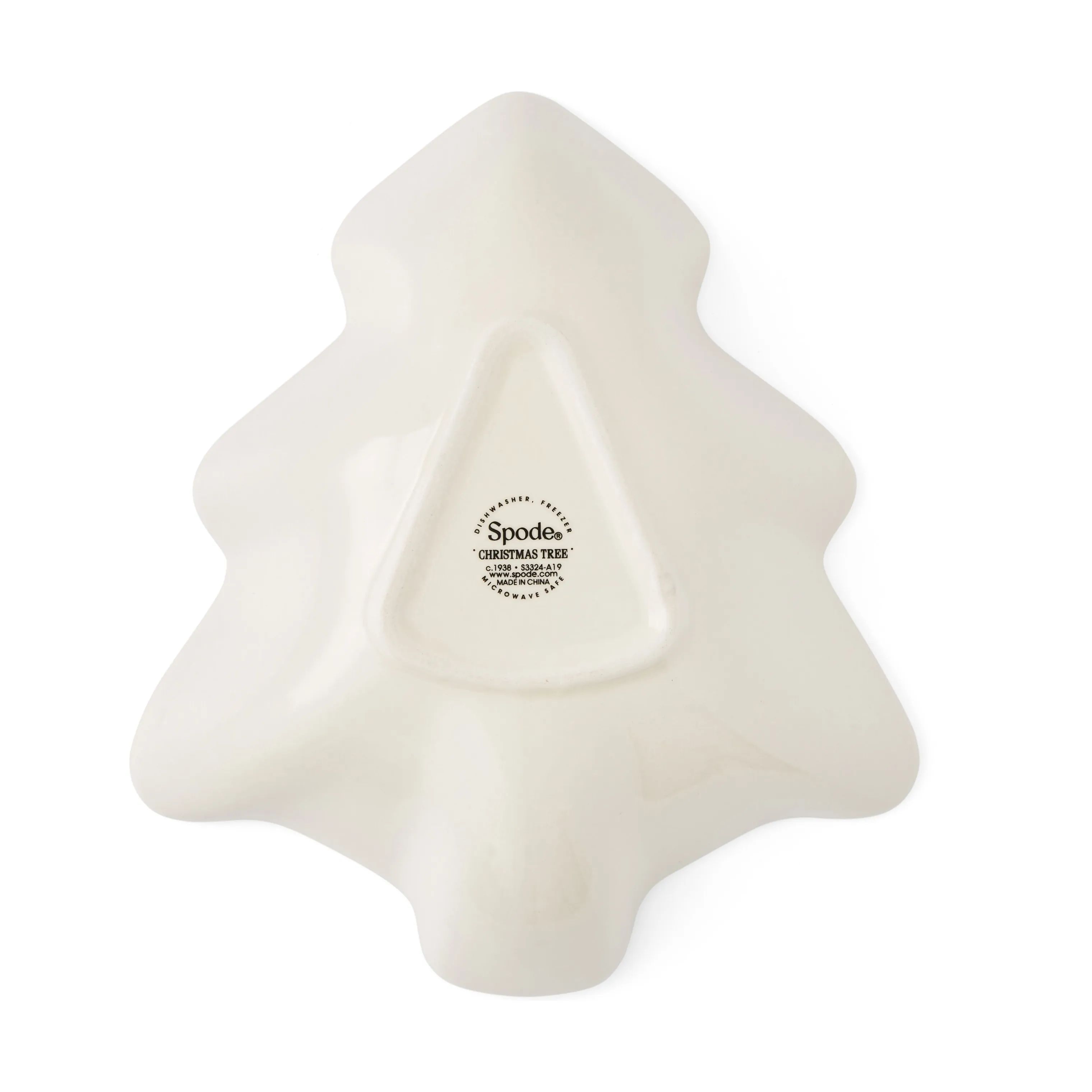 Spode Serveringsfade Christmas Tree Fad i Hvid/grøn/rød, 3
