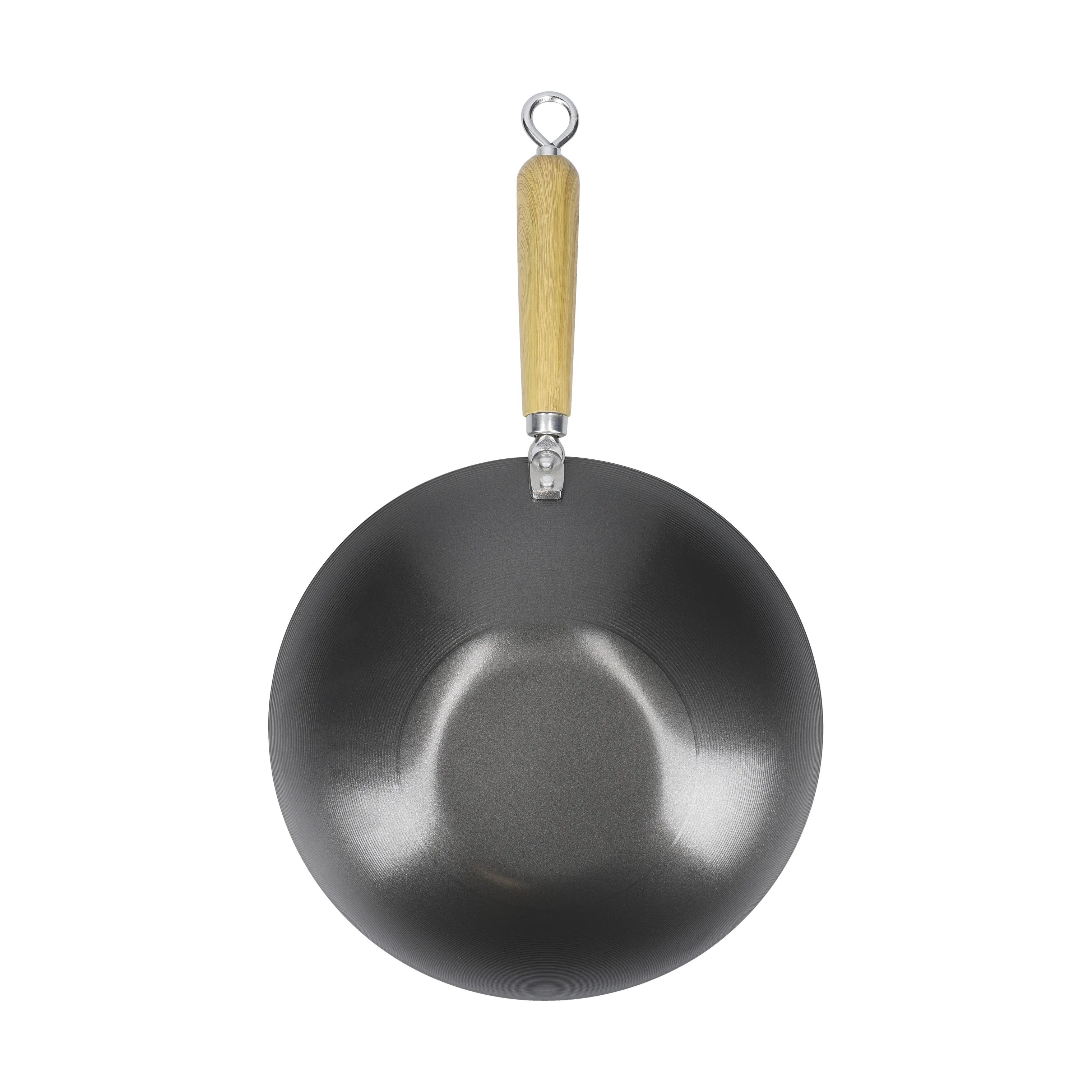 KitchenCraft Wokpander World of Flavours Wok i Sort, 4