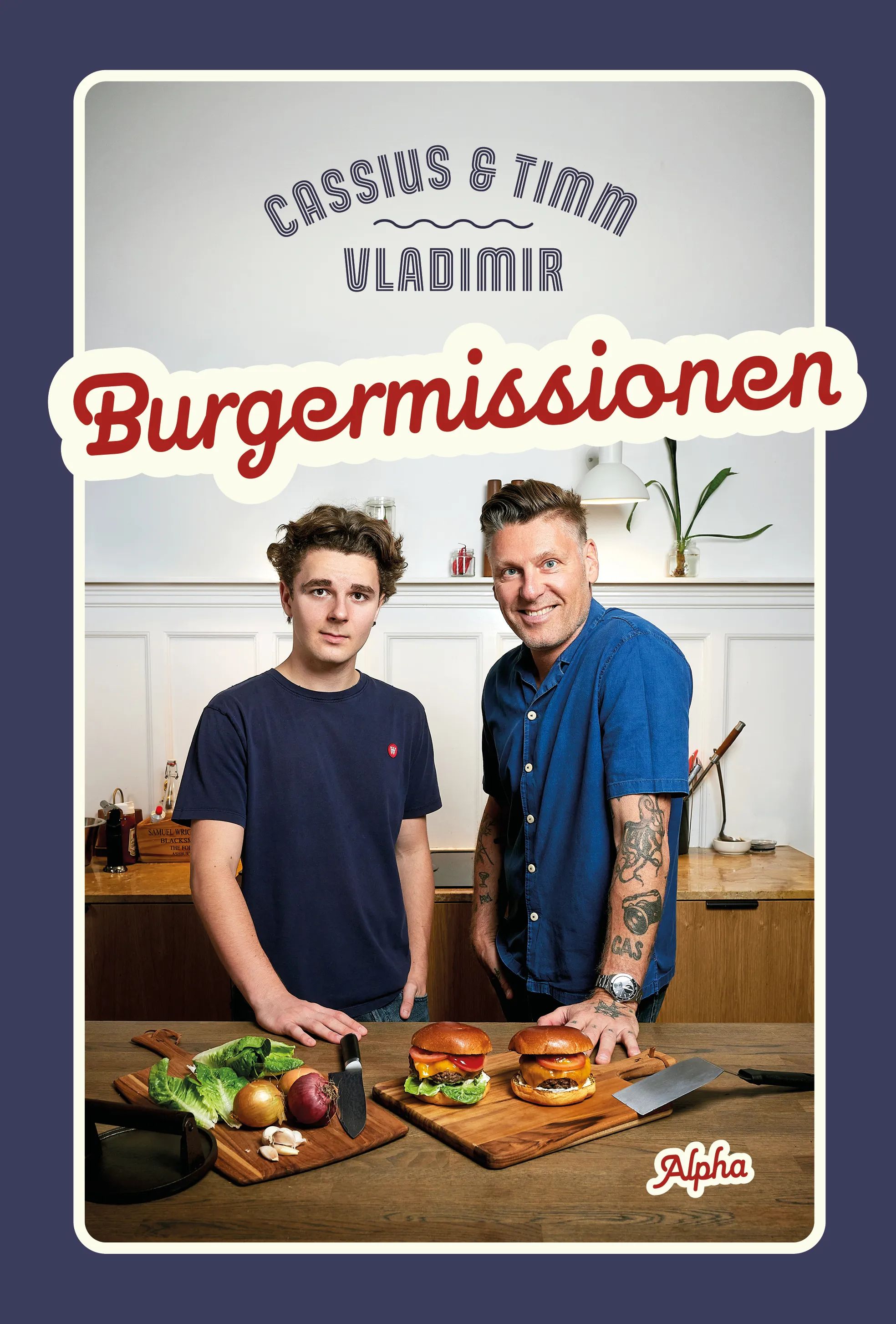 Timm Vladimir Kitchen Kogebøger Bøger Burgermissionen i Blå, 2