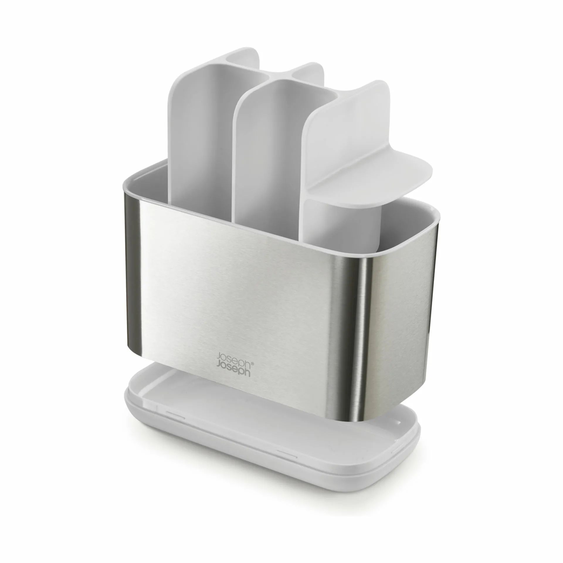 Joseph Joseph Tandbørsteholdere EasyStore Tandbørsteholder i Sølvfarvet, 18 cm, 4