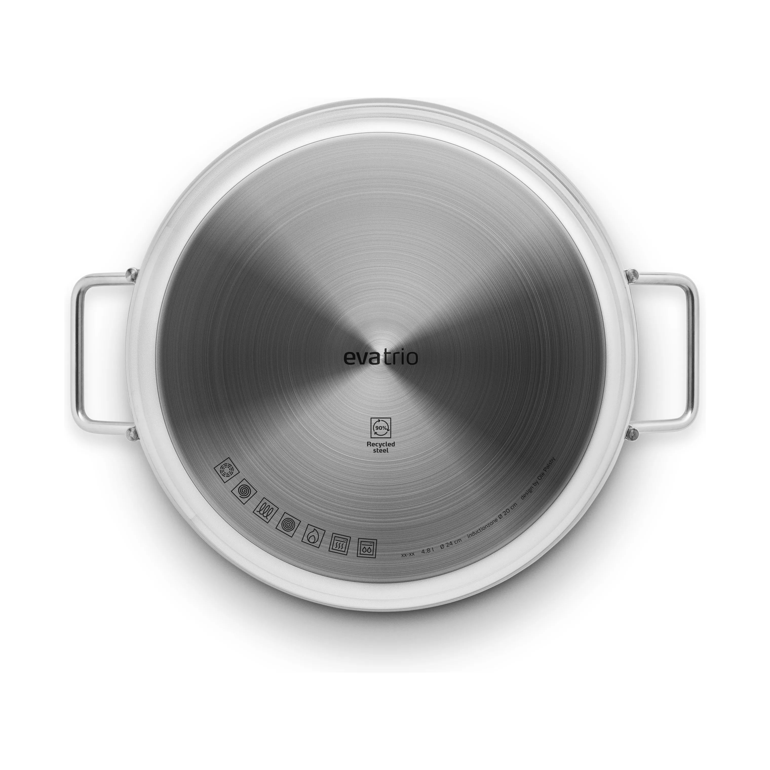 Eva Trio Gryder Stainless Steel Rec. Stainless Steel Gryde i Stål, 5