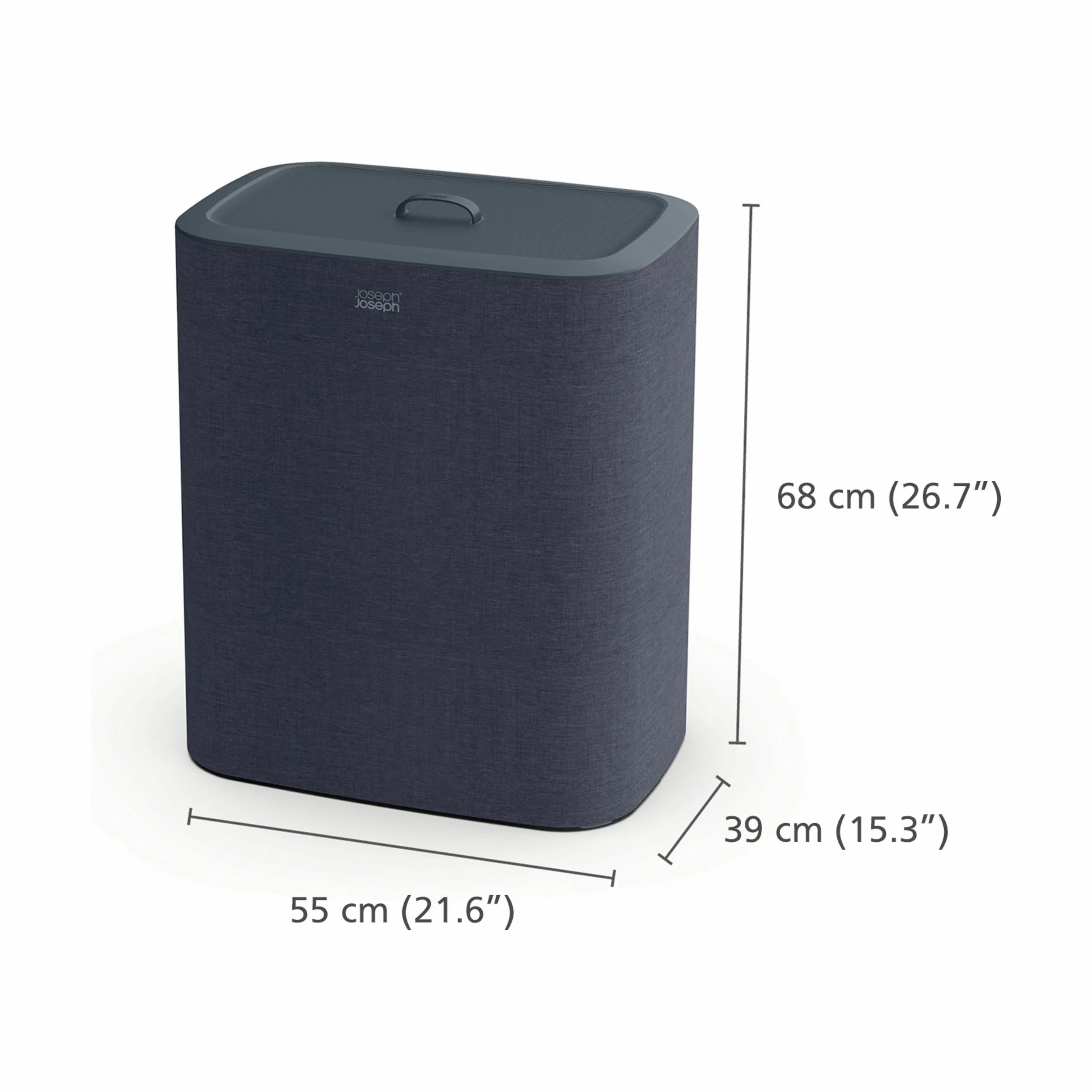 Joseph Joseph Vasketøjskurve Tota Trio Vasketøjskurv i Navy Blue, 4