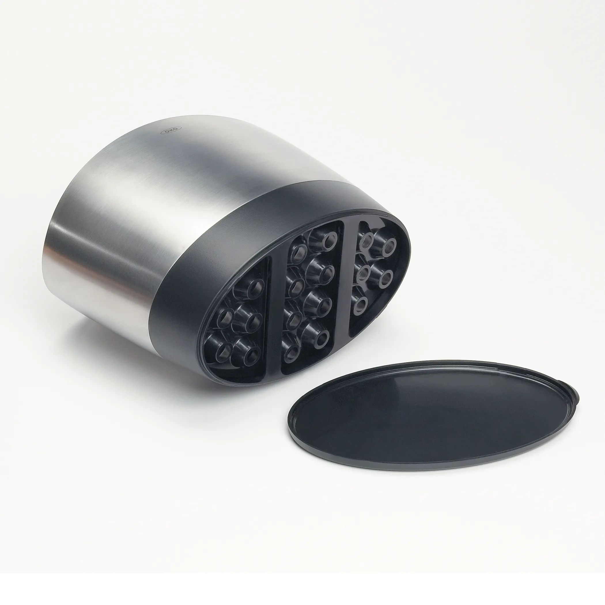 OXO Krukker til køkkenredskaber Good Grips Redskabsholder i Sort/Stål, 3