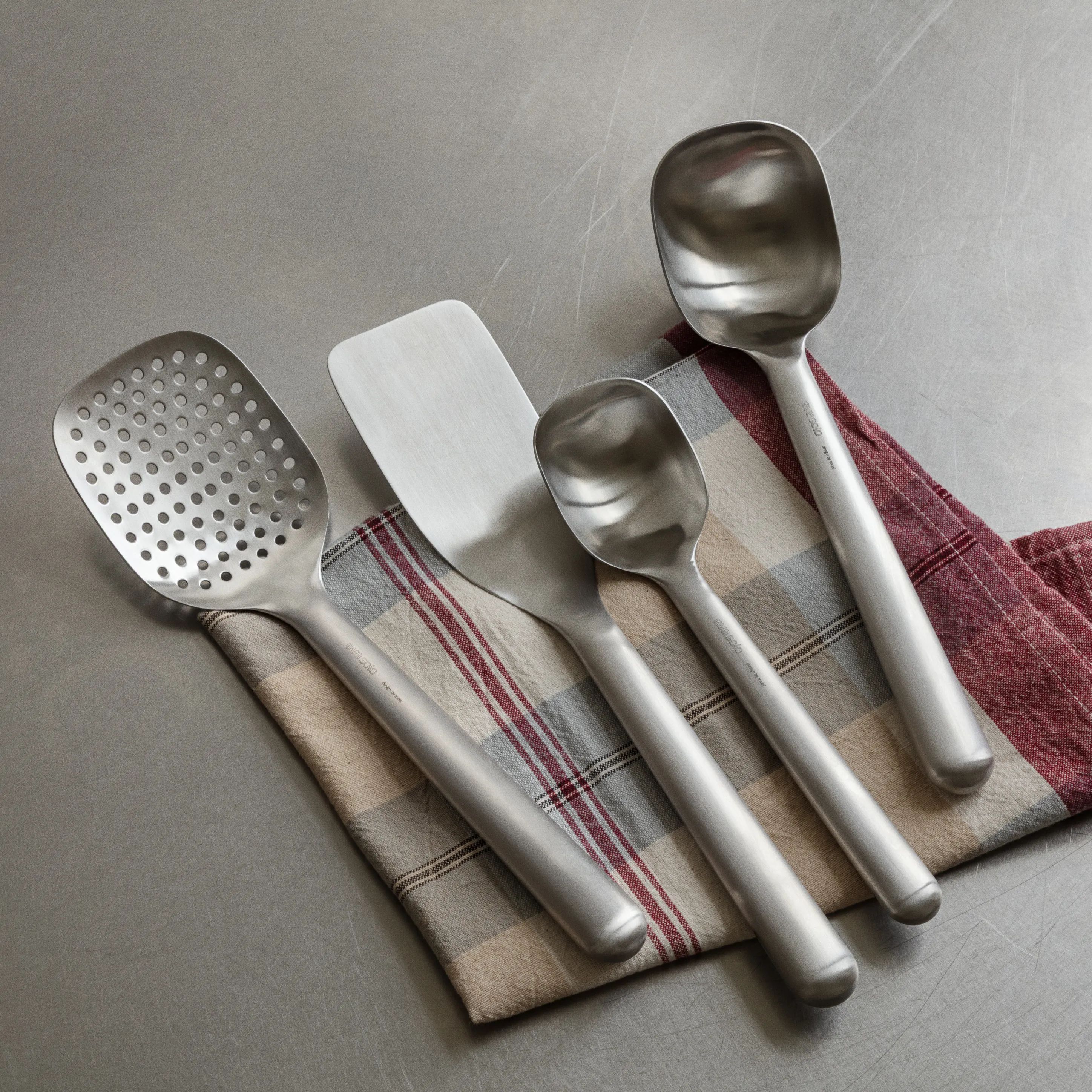 Eva Trio Spatler Green Tools Spatel i Brushed steel, 3