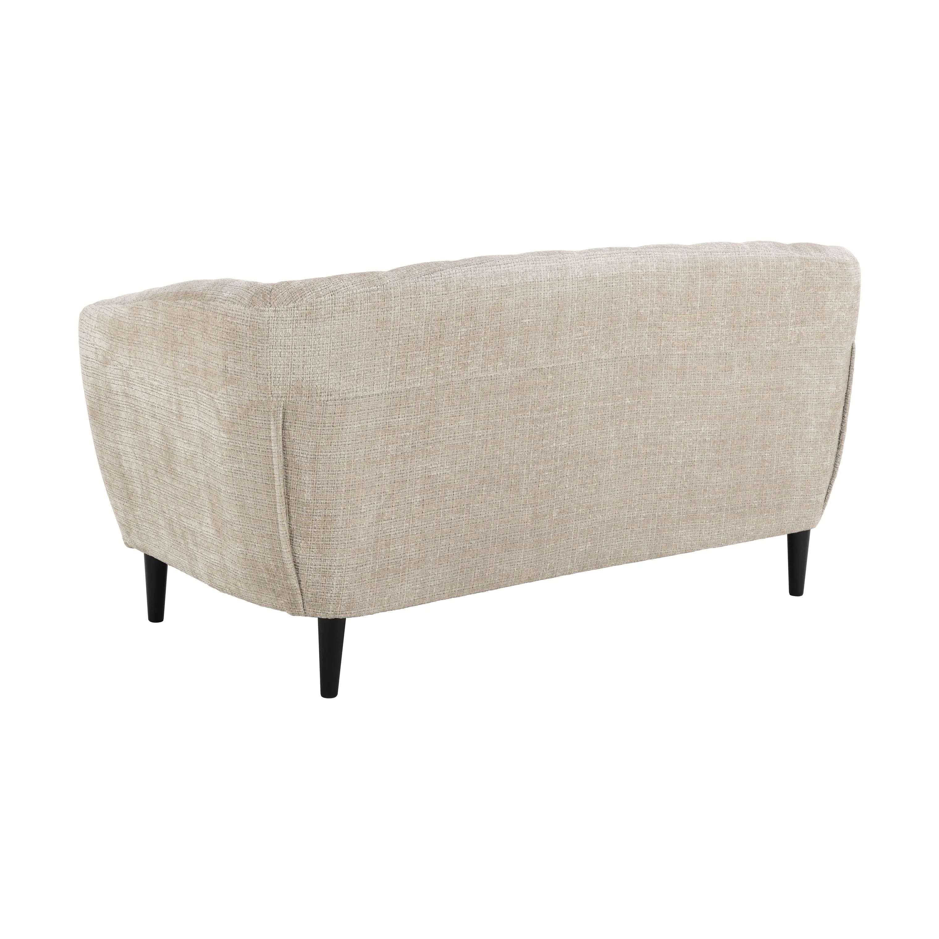 CASA Living Sofaer Ria Sofa i Beige/sort, 150 cm, 7