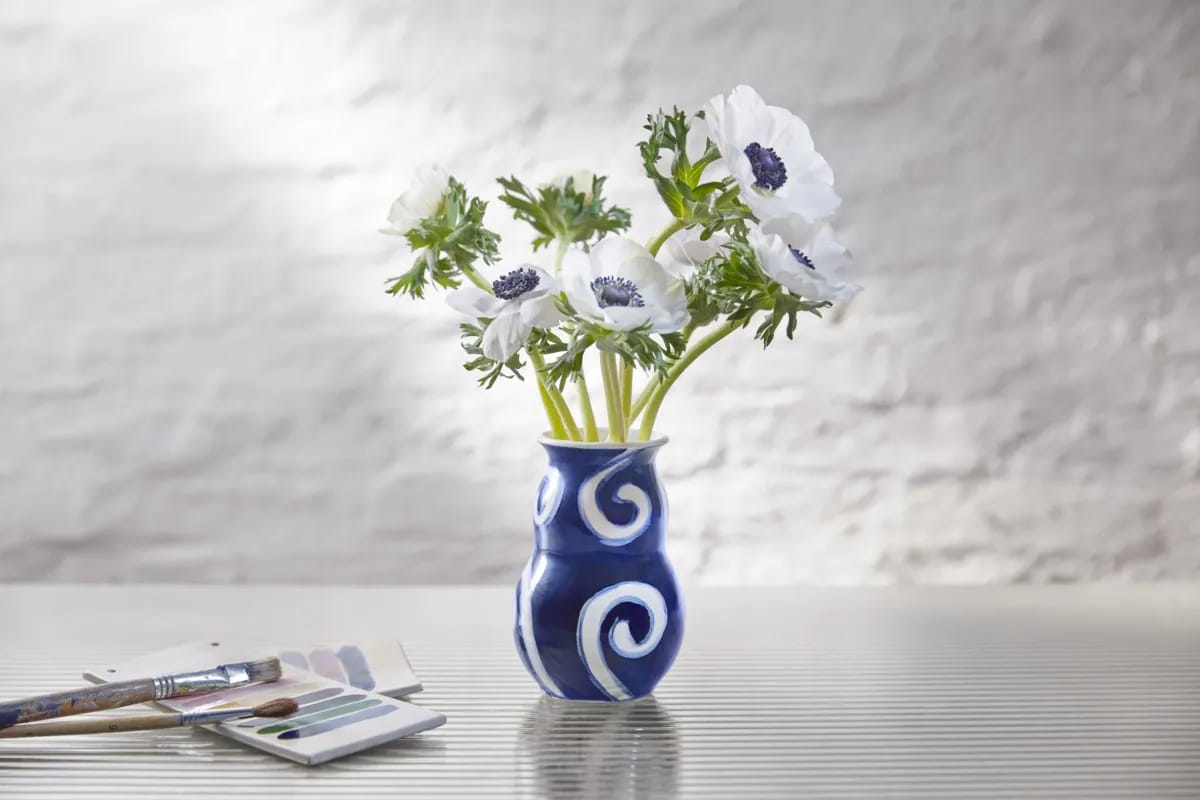 Kähler Vaser Tulle Vase i Blå, 2