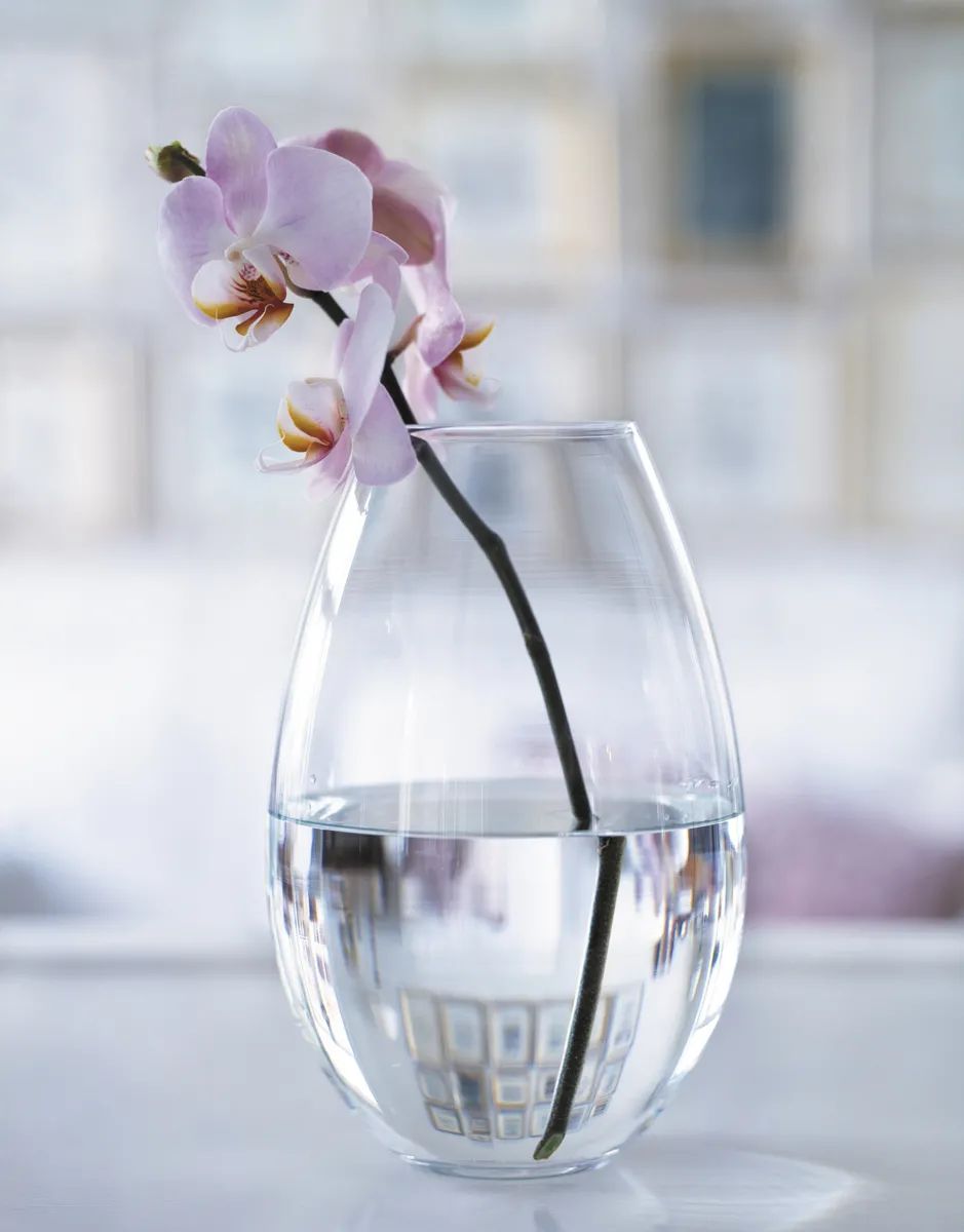 Holmegaard Vaser Cocoon Vase i Klar, 20,5 cm, 4