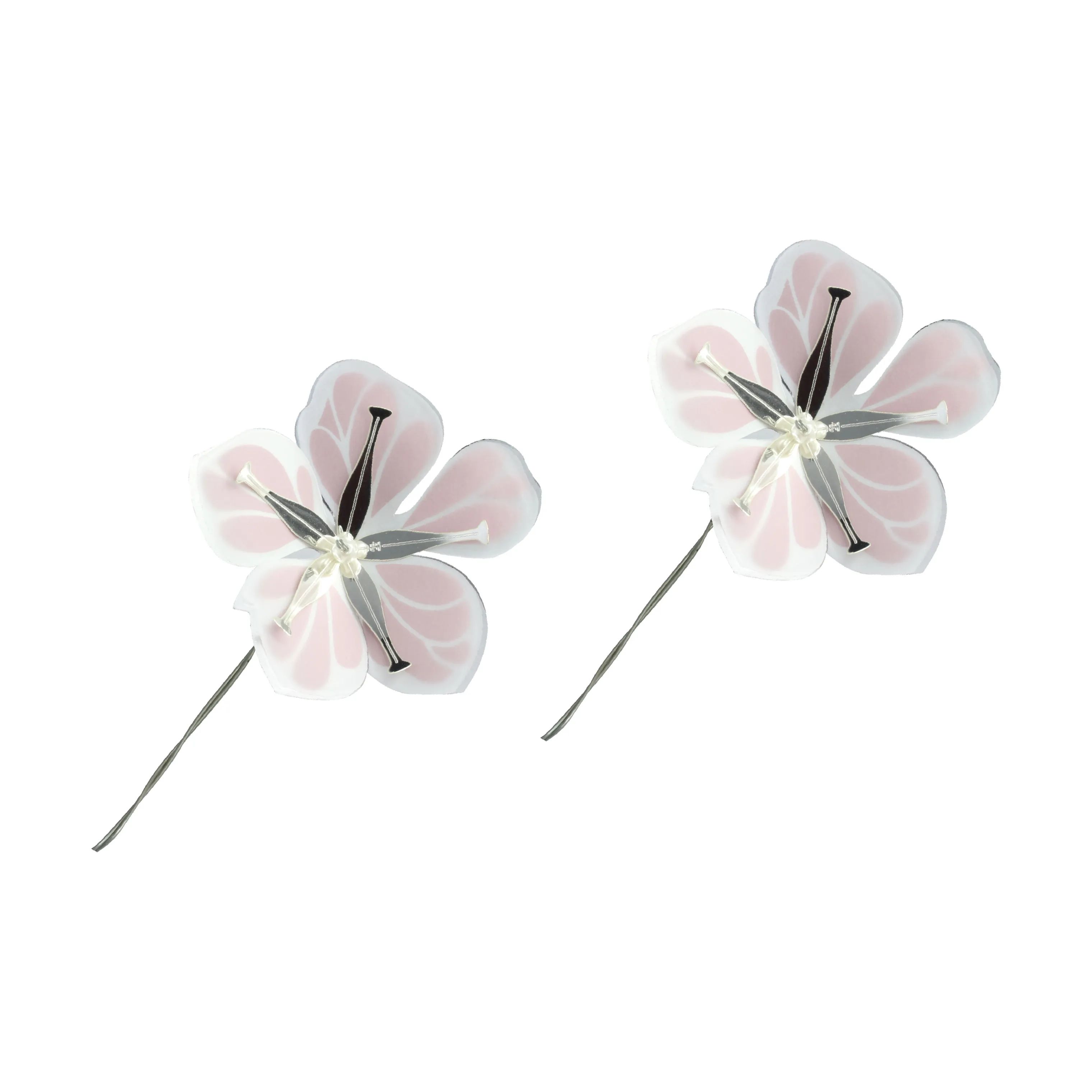 Jette Frölich Design Påskepynt Påske Papirblomster - 2 stk. i Lilla/lyserød, 1