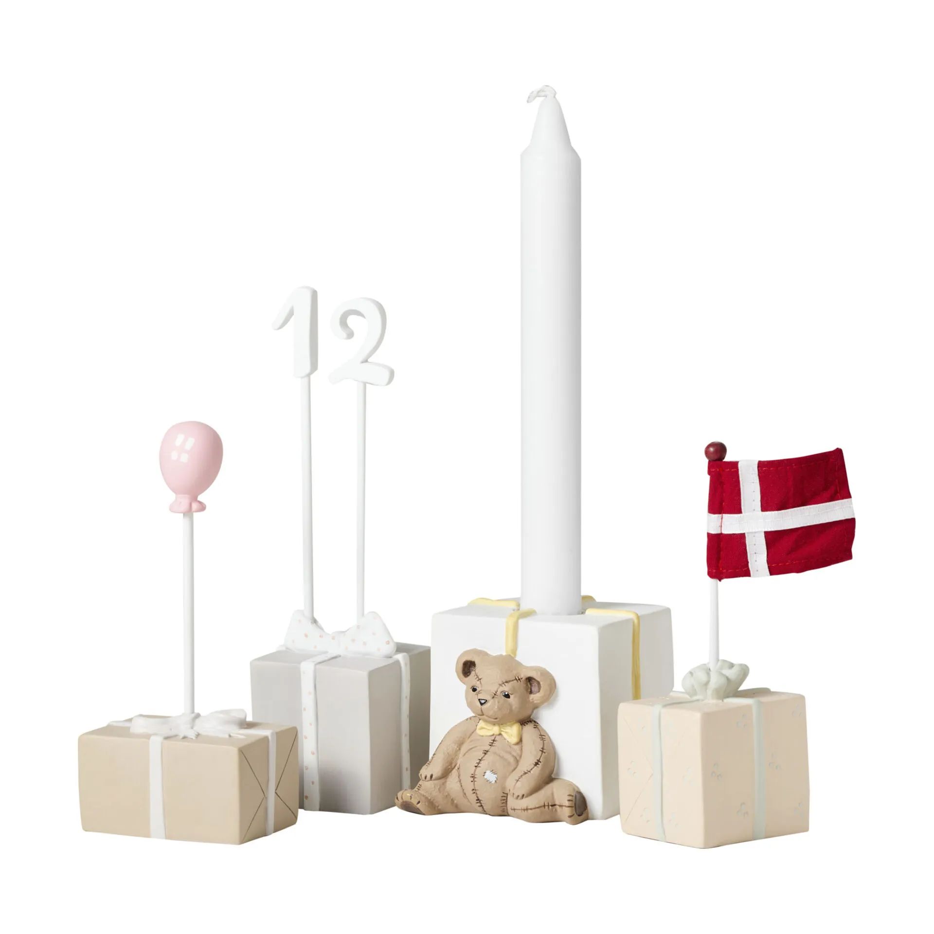 Klarborg Øvrige figurer Gavesæt - En Glædelig Dag i beige, 7