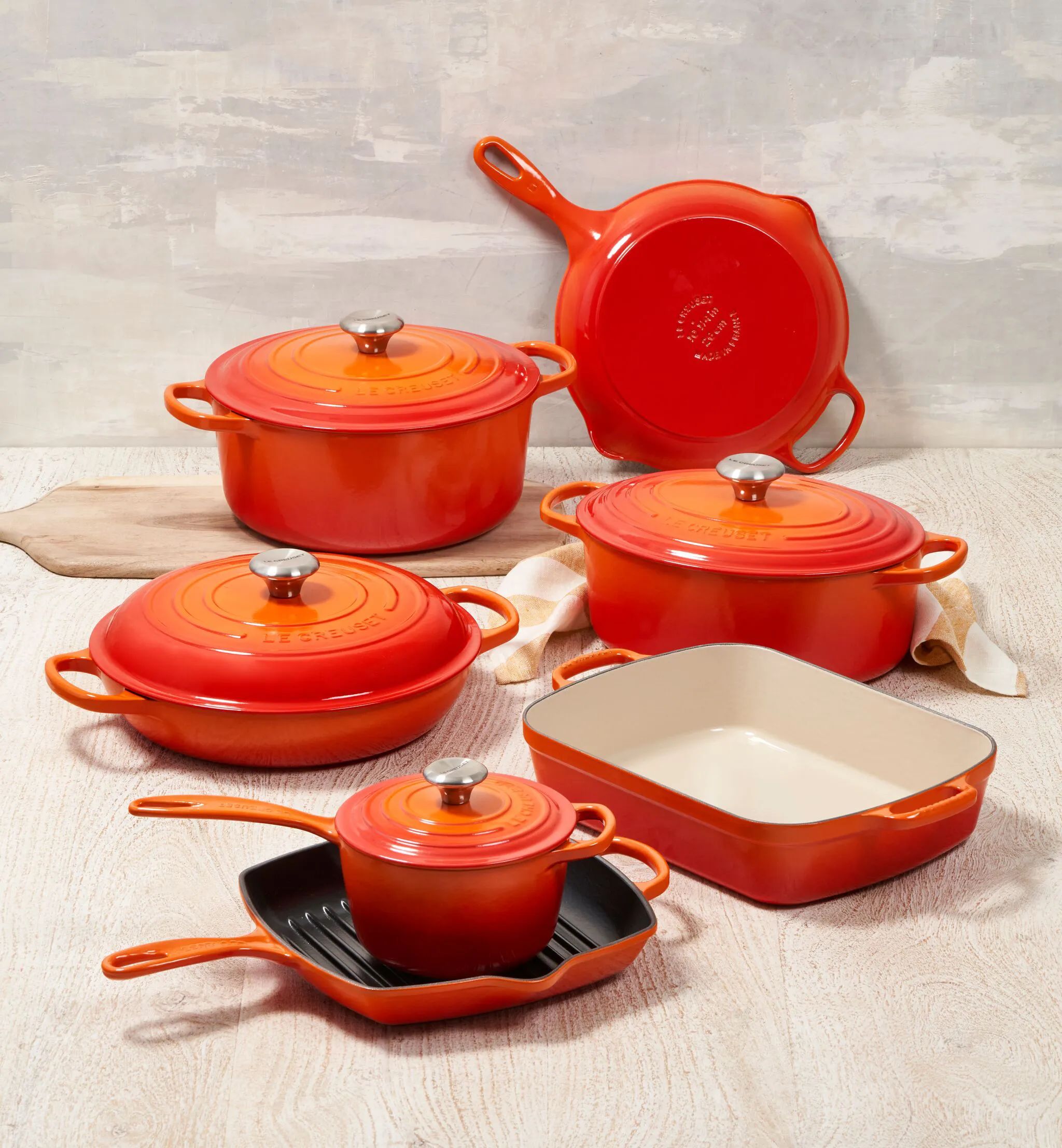 Le Creuset Kasseroller Kasserolle i Orange, 2