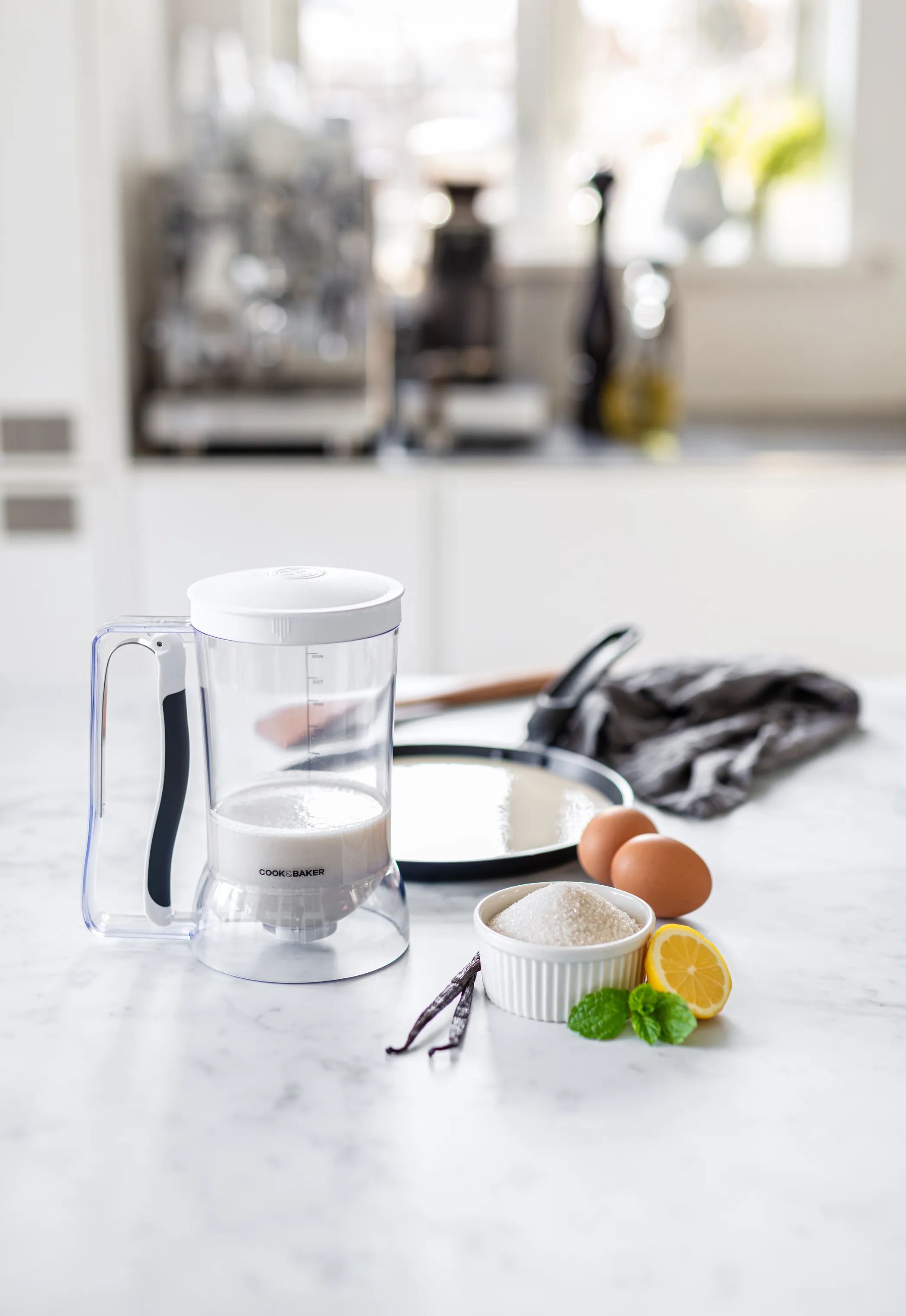 Cook & Baker Øvrigt køkkengrej Dejdispenser i klar og grå, 2
