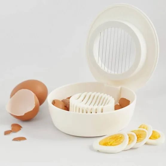 Fiskars Æggedelere og øvrigt udstyr til æg Functional Form Æggedeler i Hvid/stål, 2