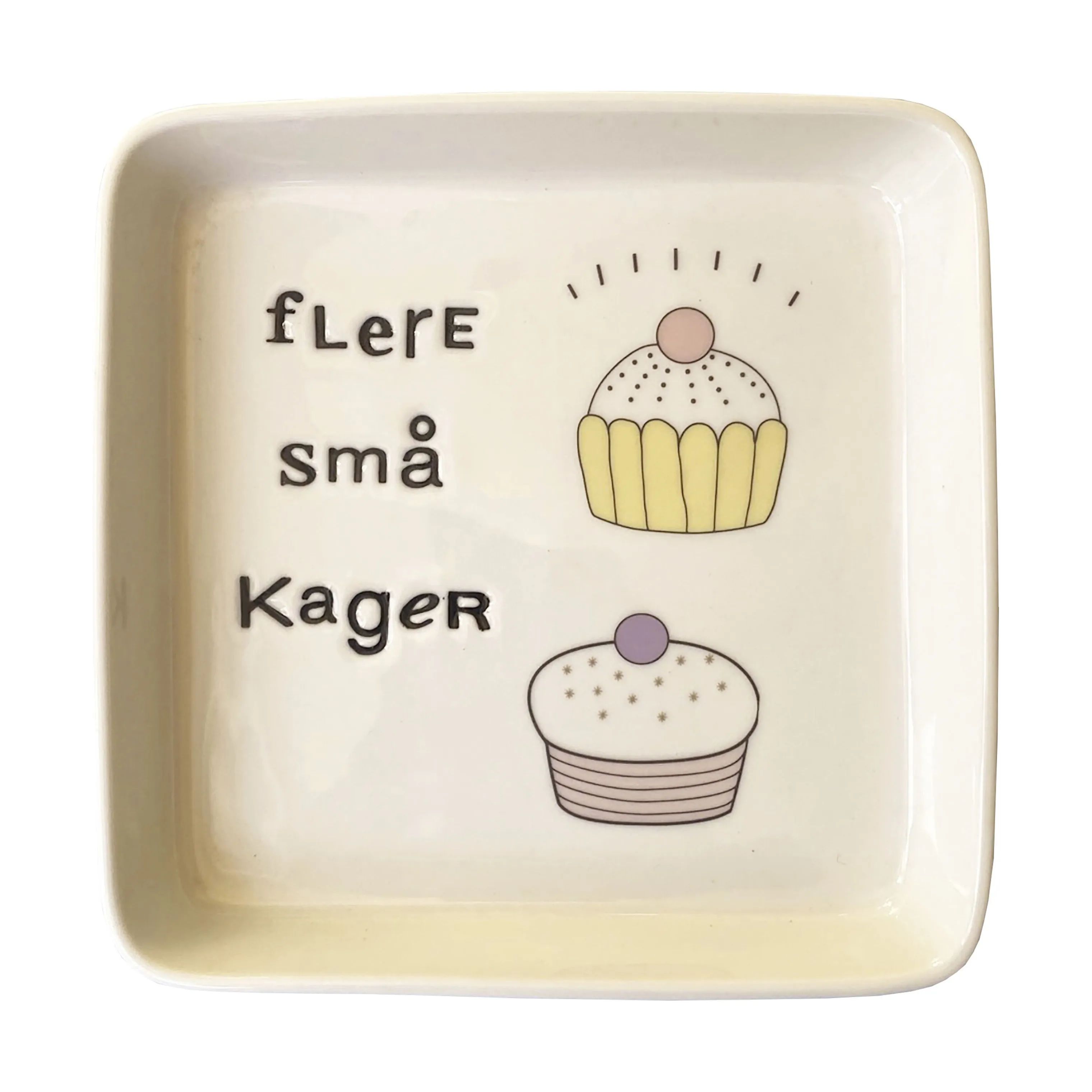 Liebe Serveringsfade Serveringsfad i Flere små kager pink, 1
