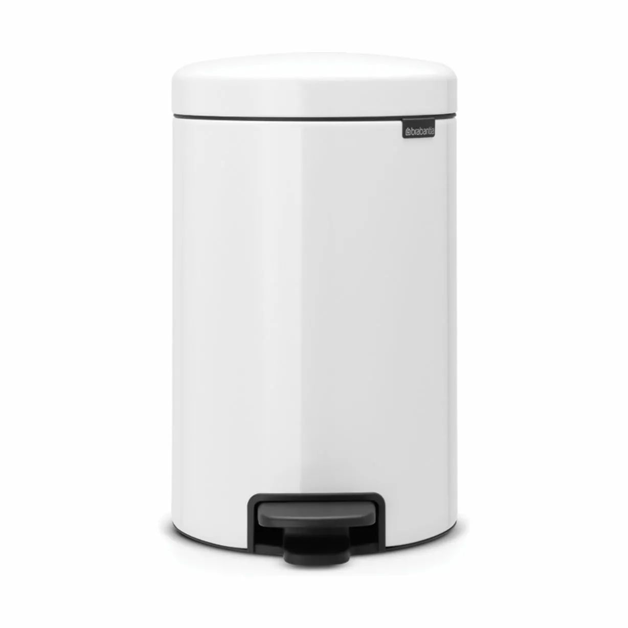 Brabantia Toiletspande NewIcon Pedalspand i Hvid, 12 L, 1