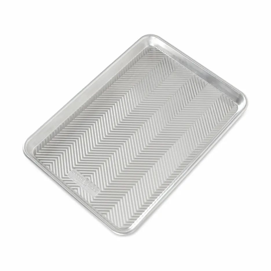 Nordic Ware Bradepander Prism Jelly Roll Bageplade i Sølvfarvet, 1