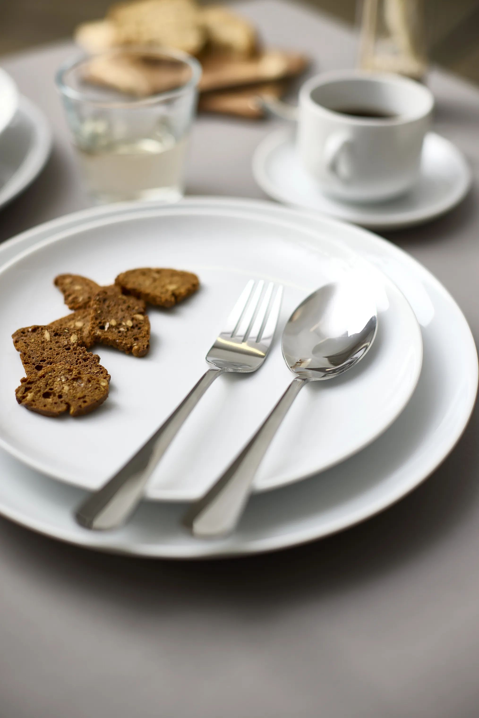 Aida Frokosttallerkener Atelier - Frokosttallerken - 4 stk. i Hvid, 3