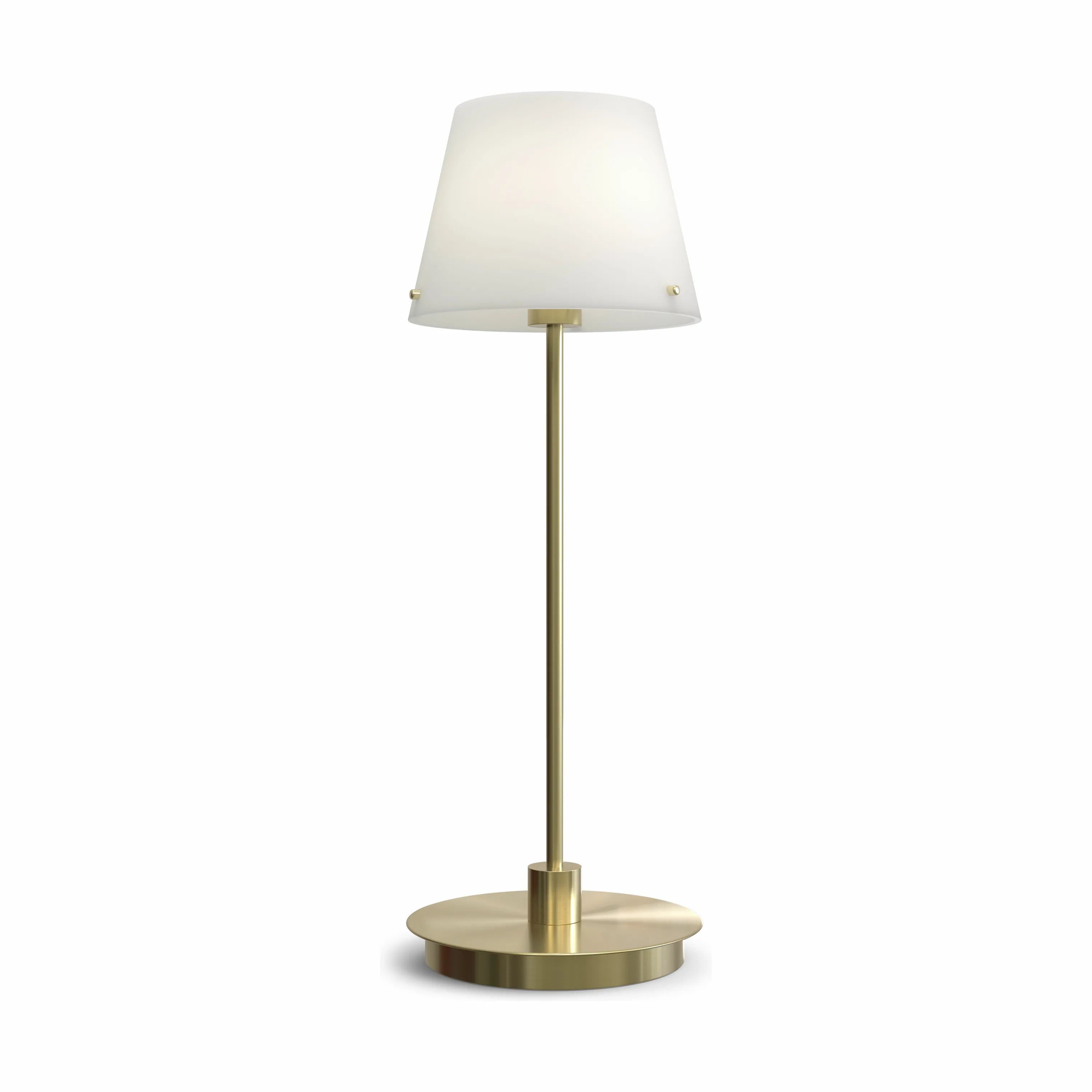 Herstal Bordlamper Gil il Grande Bordlampe i Hvid/messing, 1