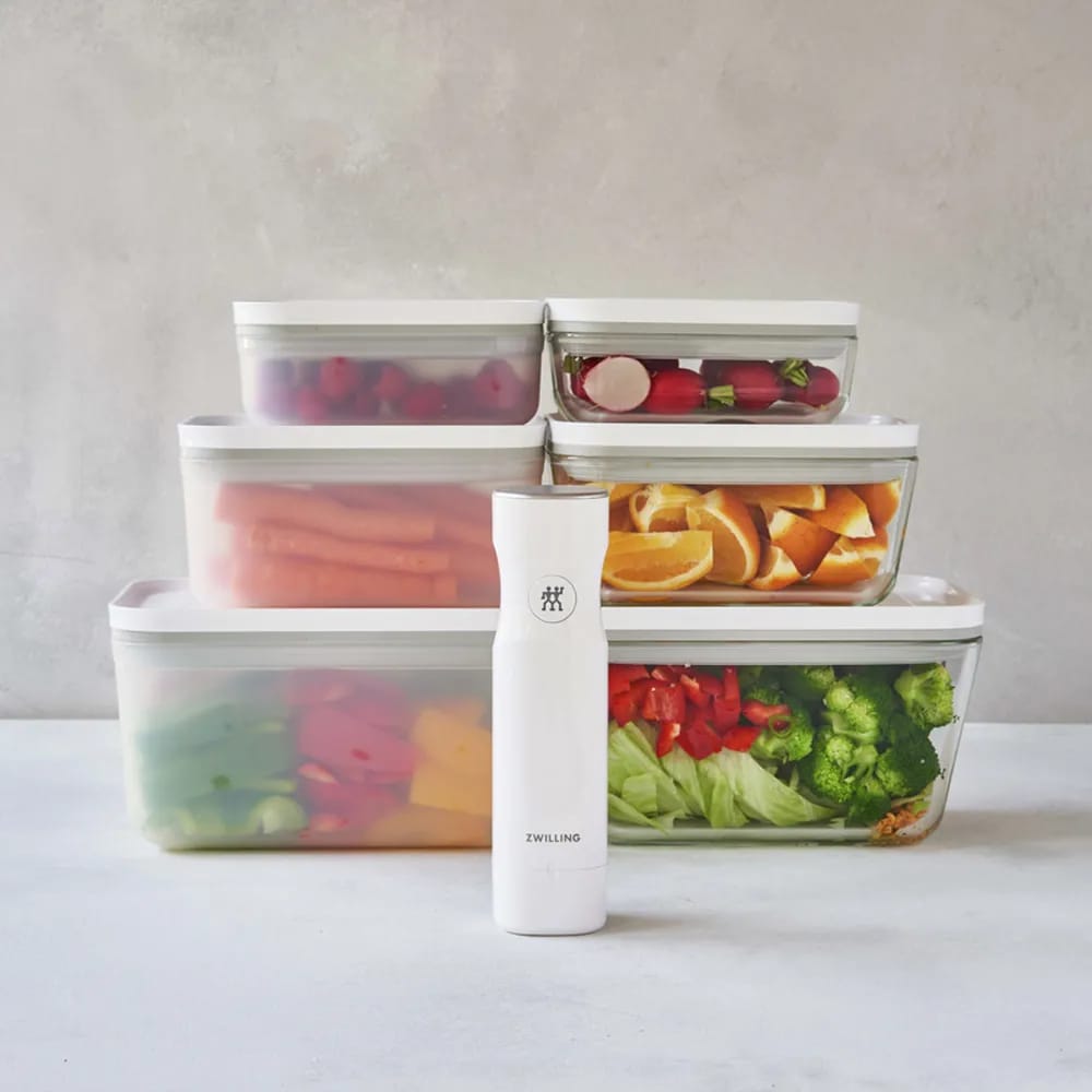Zwilling Opbevaringsbokse Fresh & Save Vakuumbokssæt - 3 dele i Grå/Klar, 2