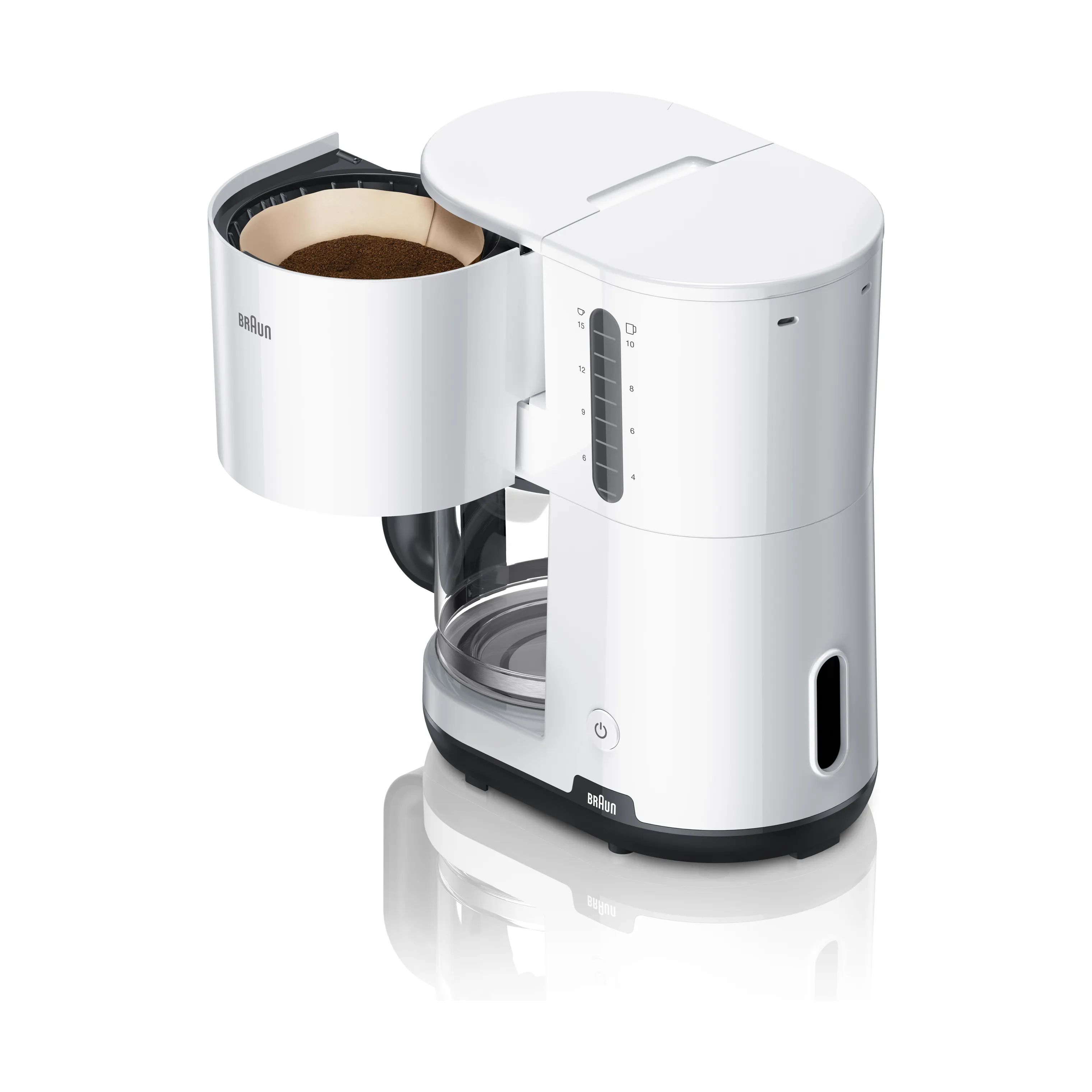 Braun Kaffemaskiner Breakfast Kaffemaskine KF1100WH i Hvid, 3