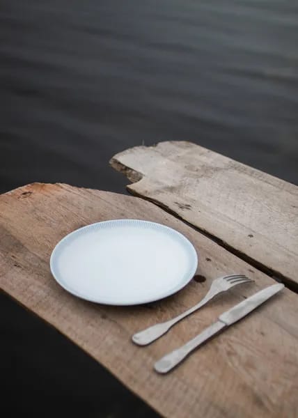 Wik & Walsøe Asietter Osean Horisont Asiet i Blå/hvid, 16 cm, 2