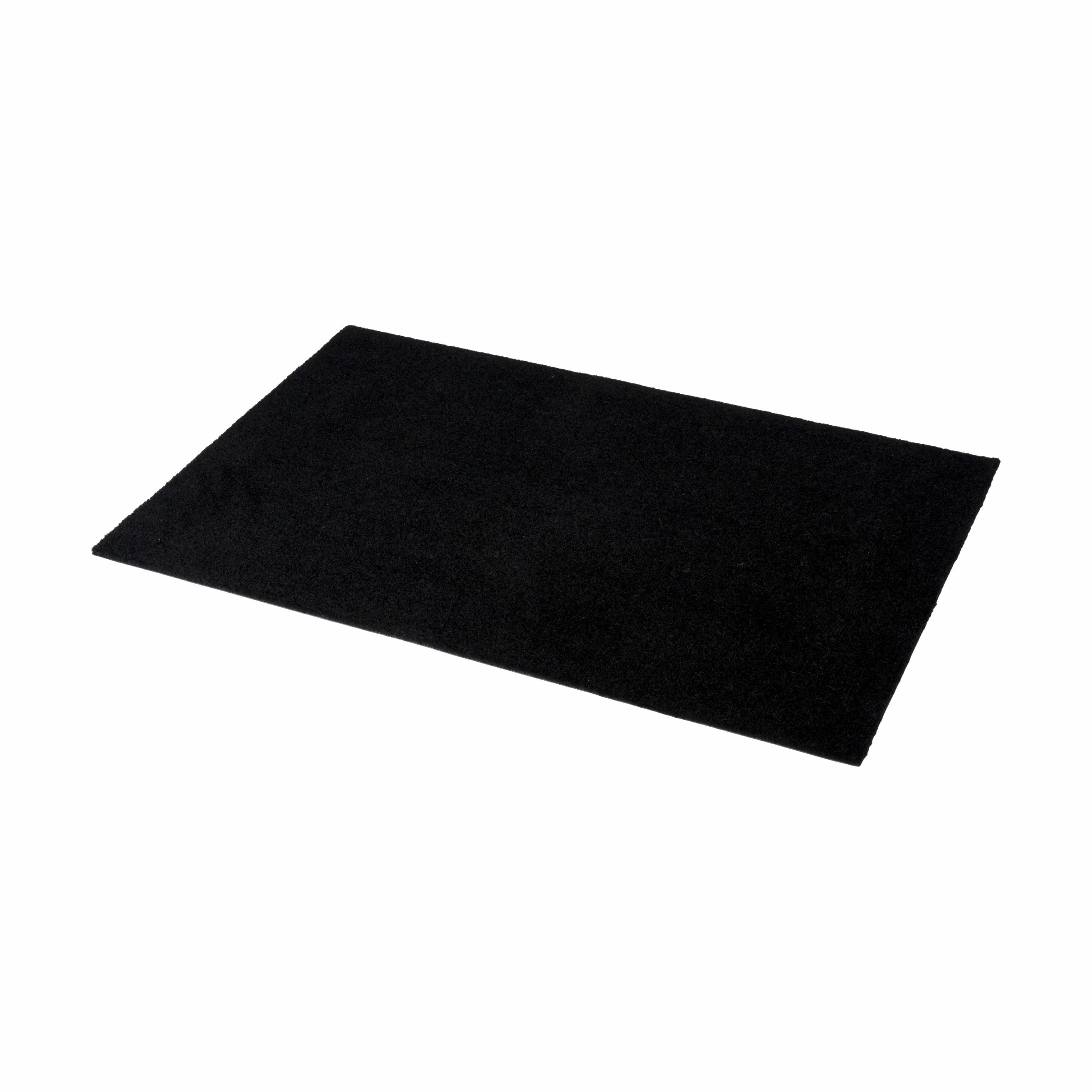 Tica Copenhagen Dørmåtter Uni Color Gulvmåtte i sort, B60 x L90 cm, 4