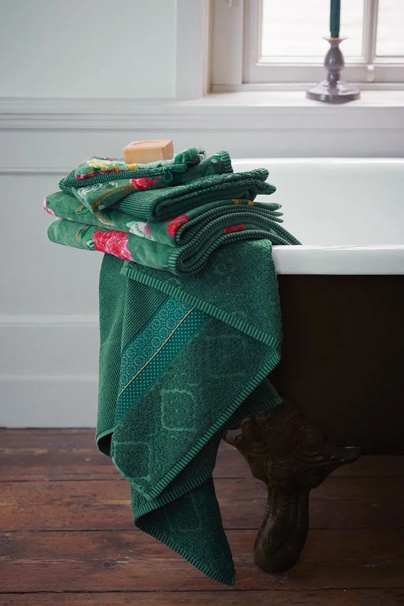 PIP Studio Håndklæder Soft Zellige Håndklæde i Green, B55 x L100 cm, 3