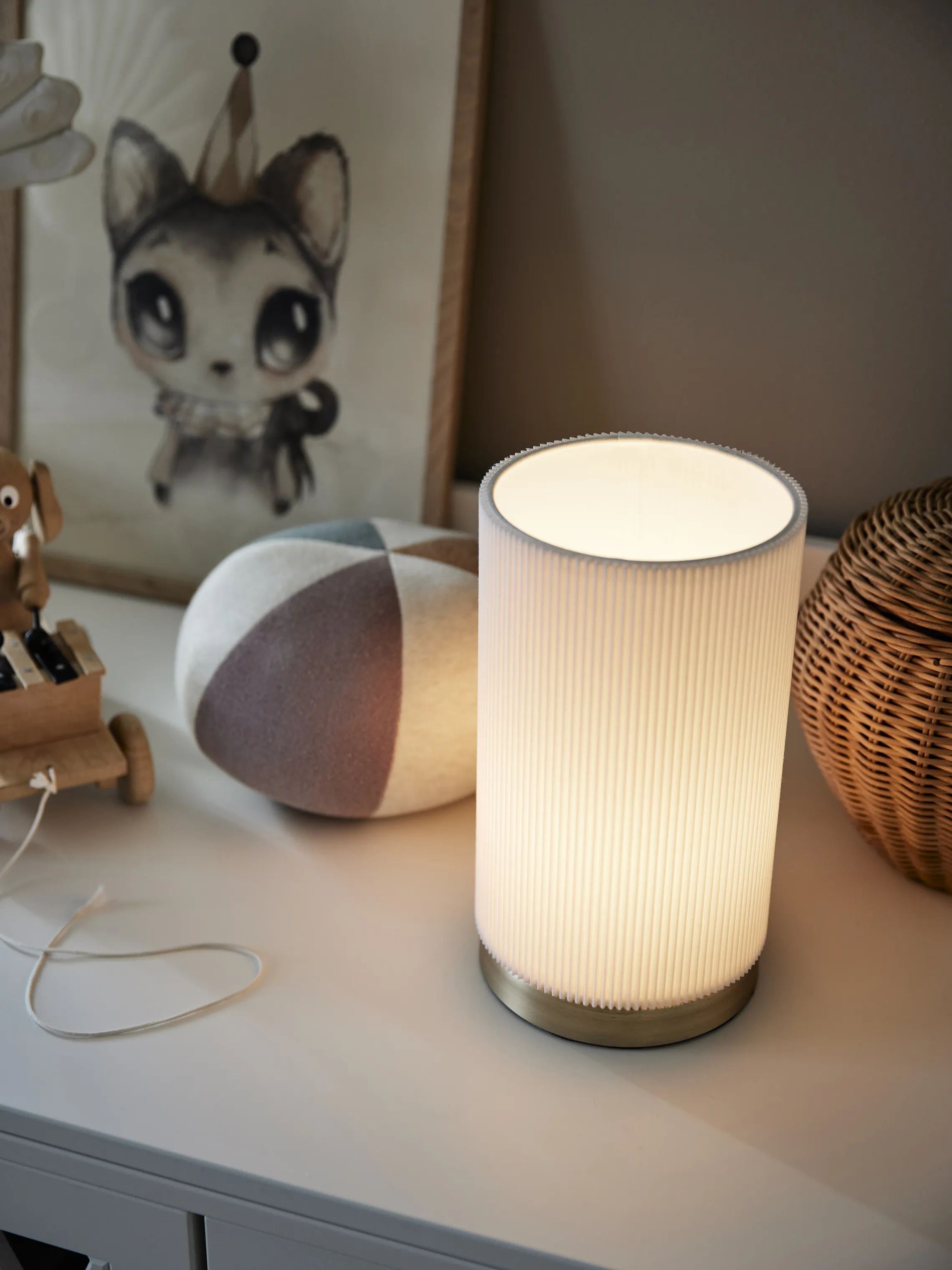 PR Home Bordlamper Dora Bordlampe i Hvid/guld, 2