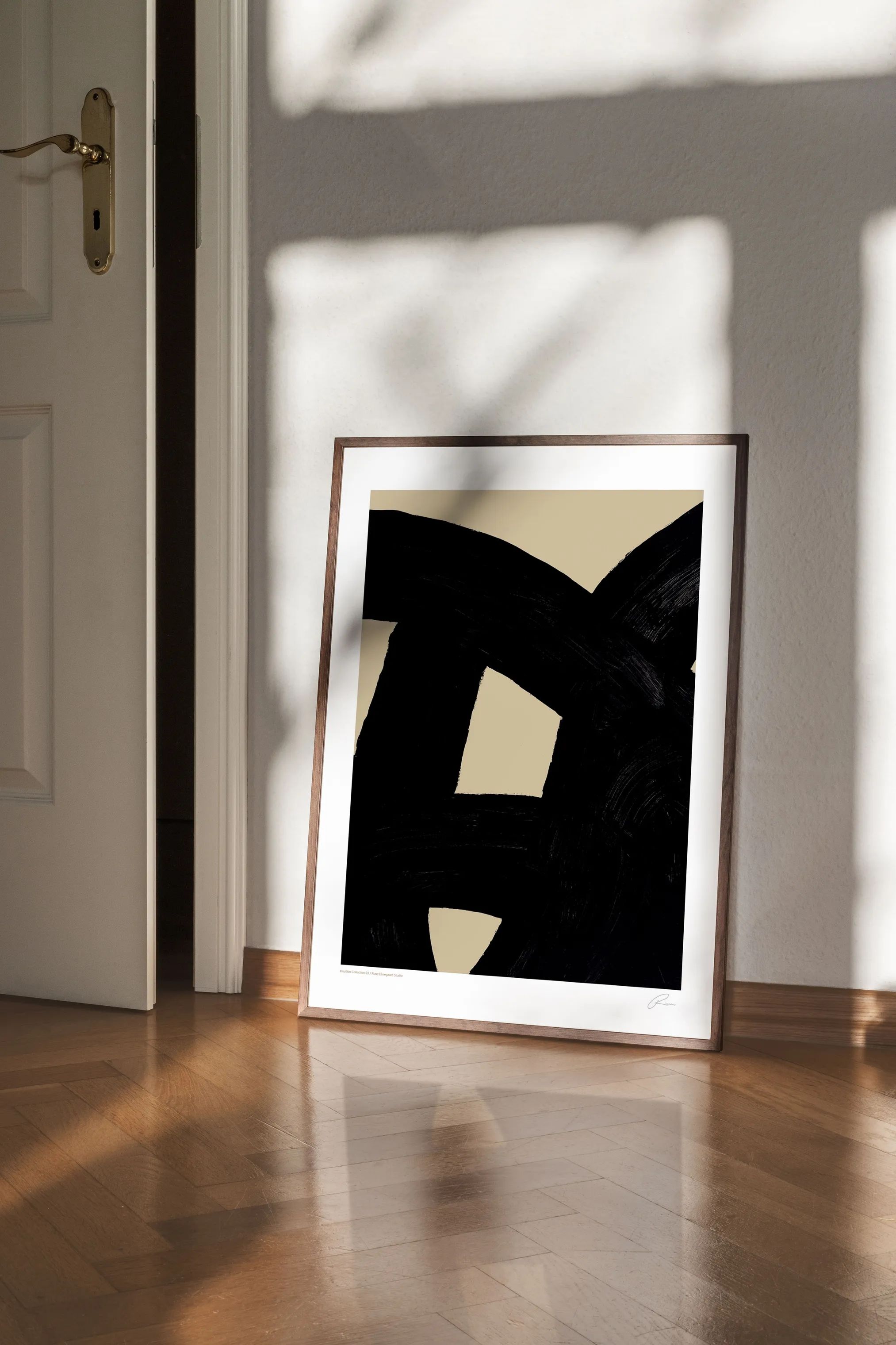 Poster&Frame Plakater Plakat - Intuition Collection 03 i B50 x L70 cm, 2