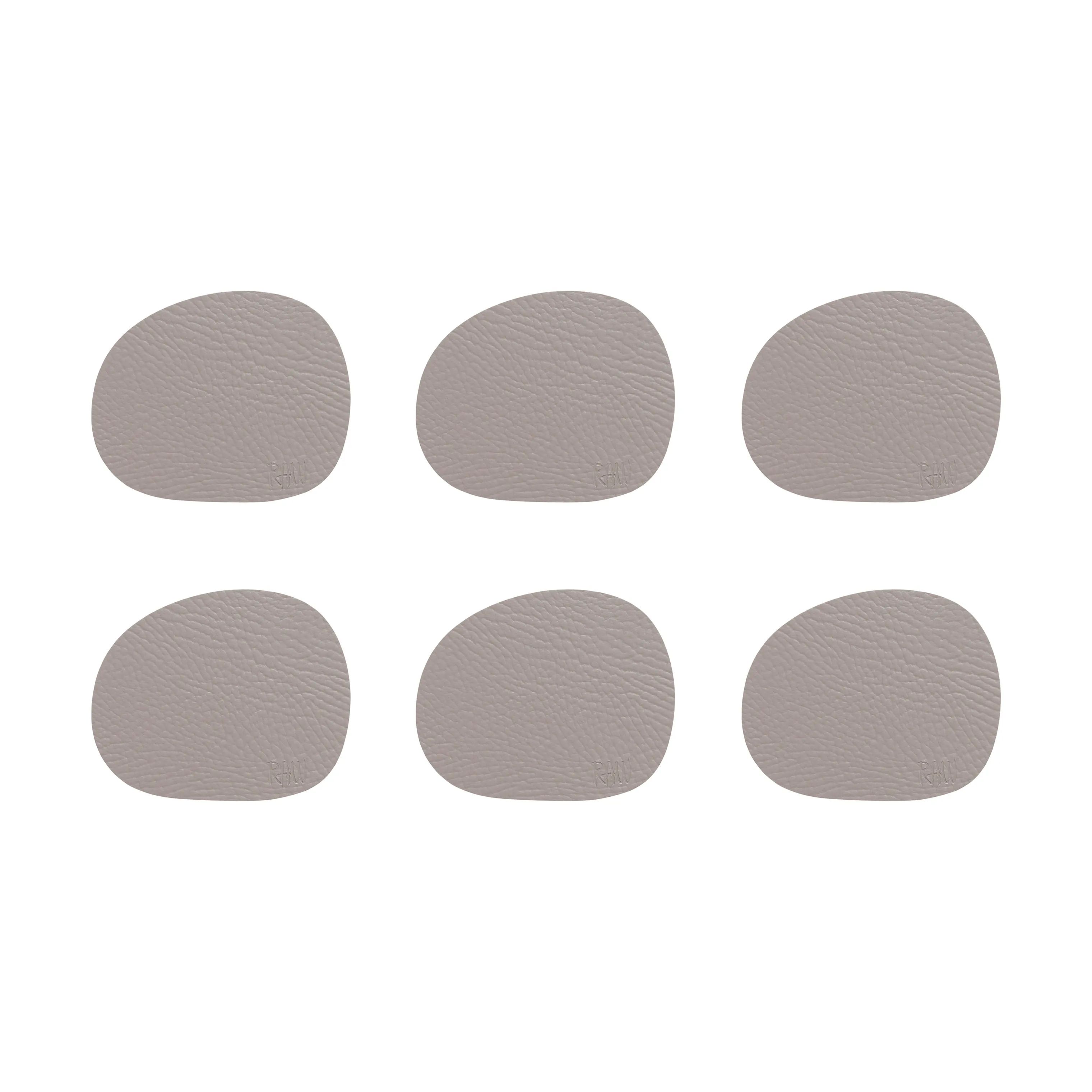 RAW by Aida Glasbrikker og coasters Buffalo Coaster - 6 stk. i Dusty rose, 1