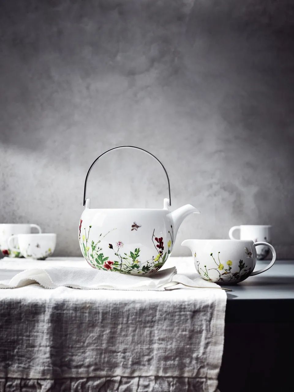 Rosenthal Tekander Brillance Fleurs Sauvages Tekande i Hvid / Multifarvet, 2