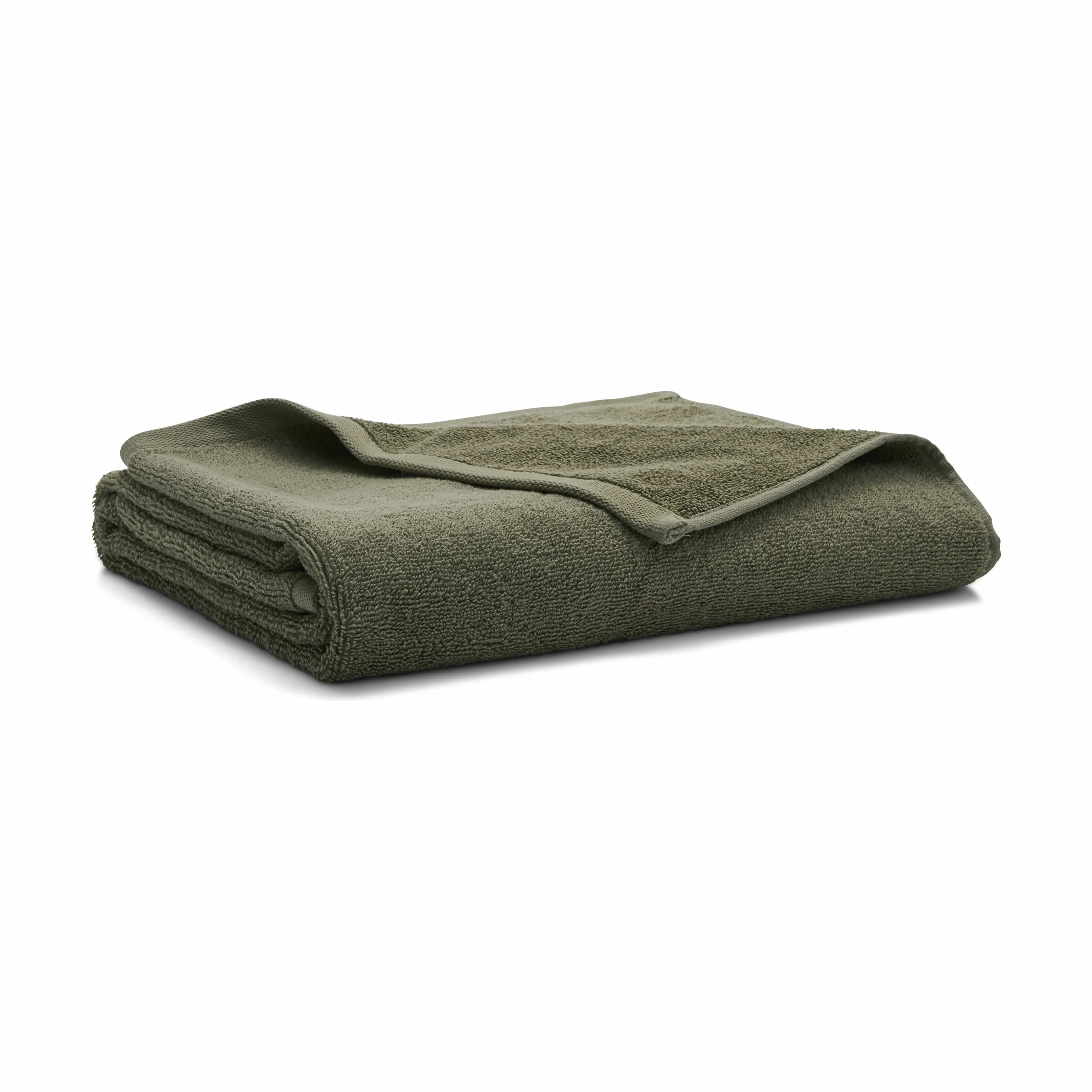 CASA Living Håndklæder Basic Håndklæde i Grøn, B70 x L140 cm, 1