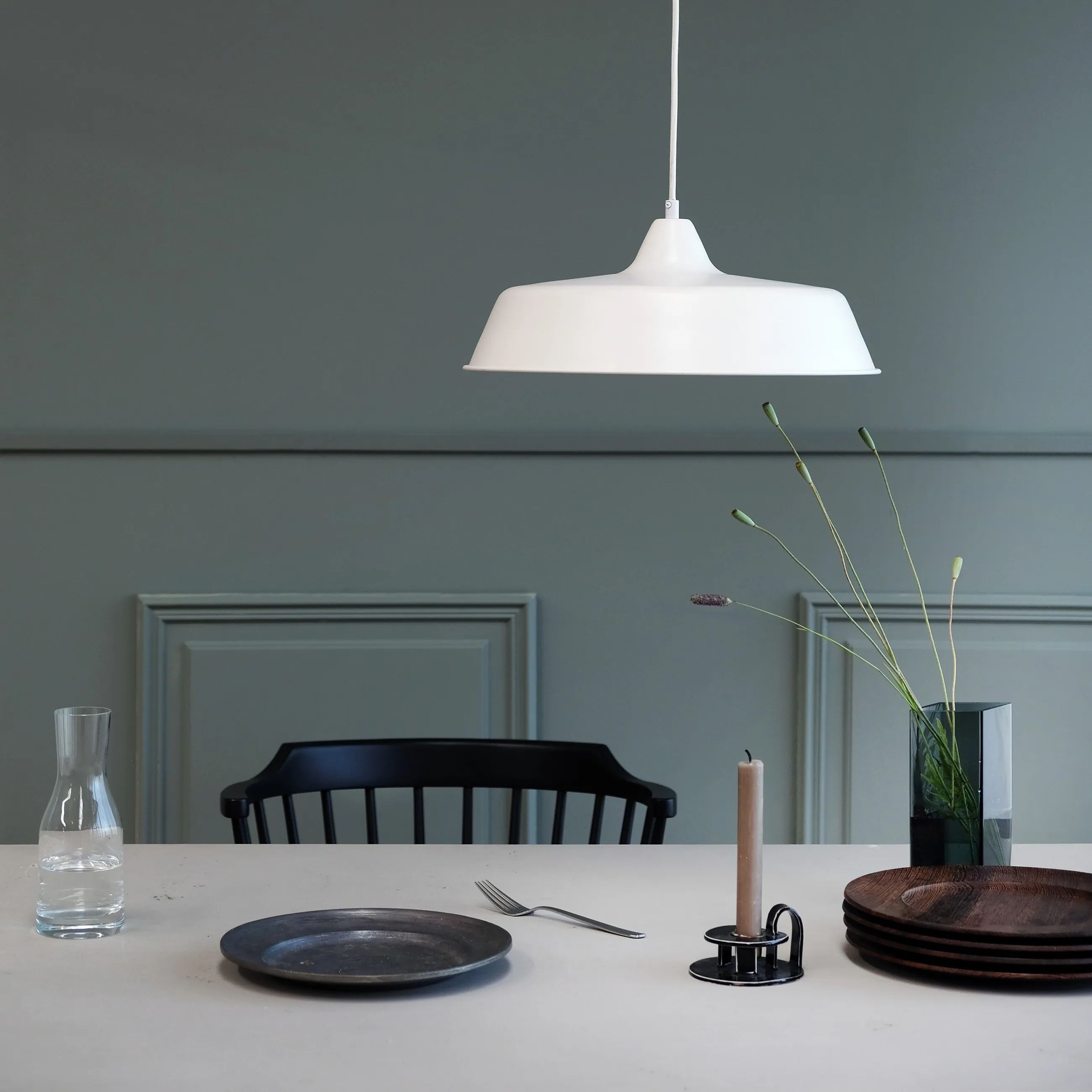 Dyberg Larsen Pendler Raw Pendel i Hvid, 2